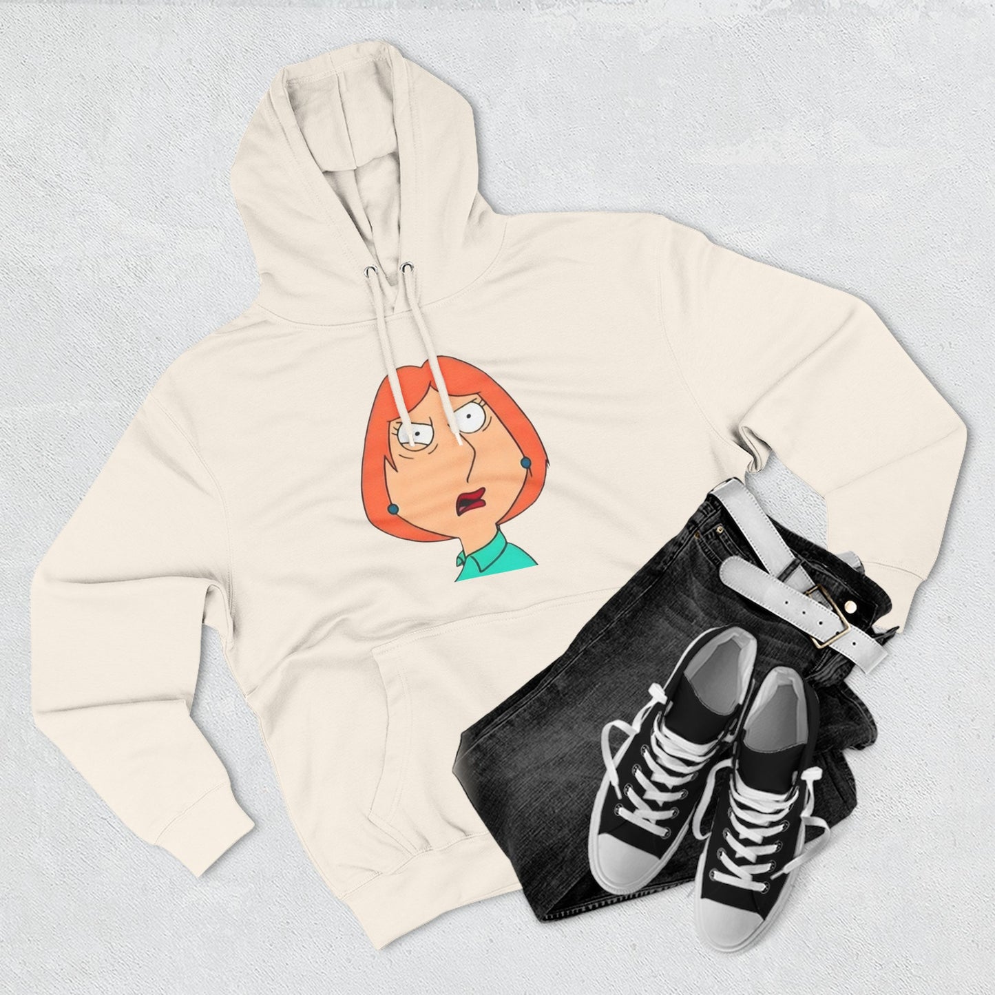 Sudadera con capucha de mamá de dibujos animados WTF: sudadera con gráficos divertidos para los amantes del humor peculiar