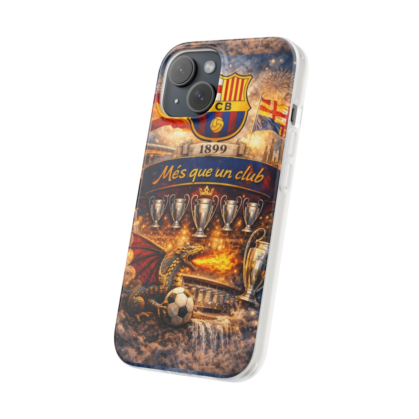FC Barcelona ‘Més Que Un Club’ Phone Case — Soccer Fan iPhone Cover