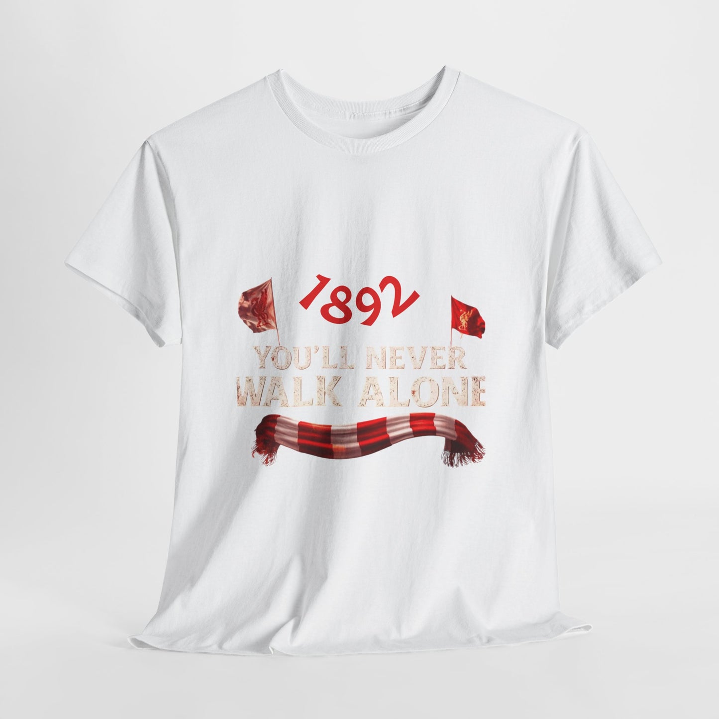 T-Shirt — '1892 You'll Never Walk Alone' Vintage Football Scarf Fan Tee