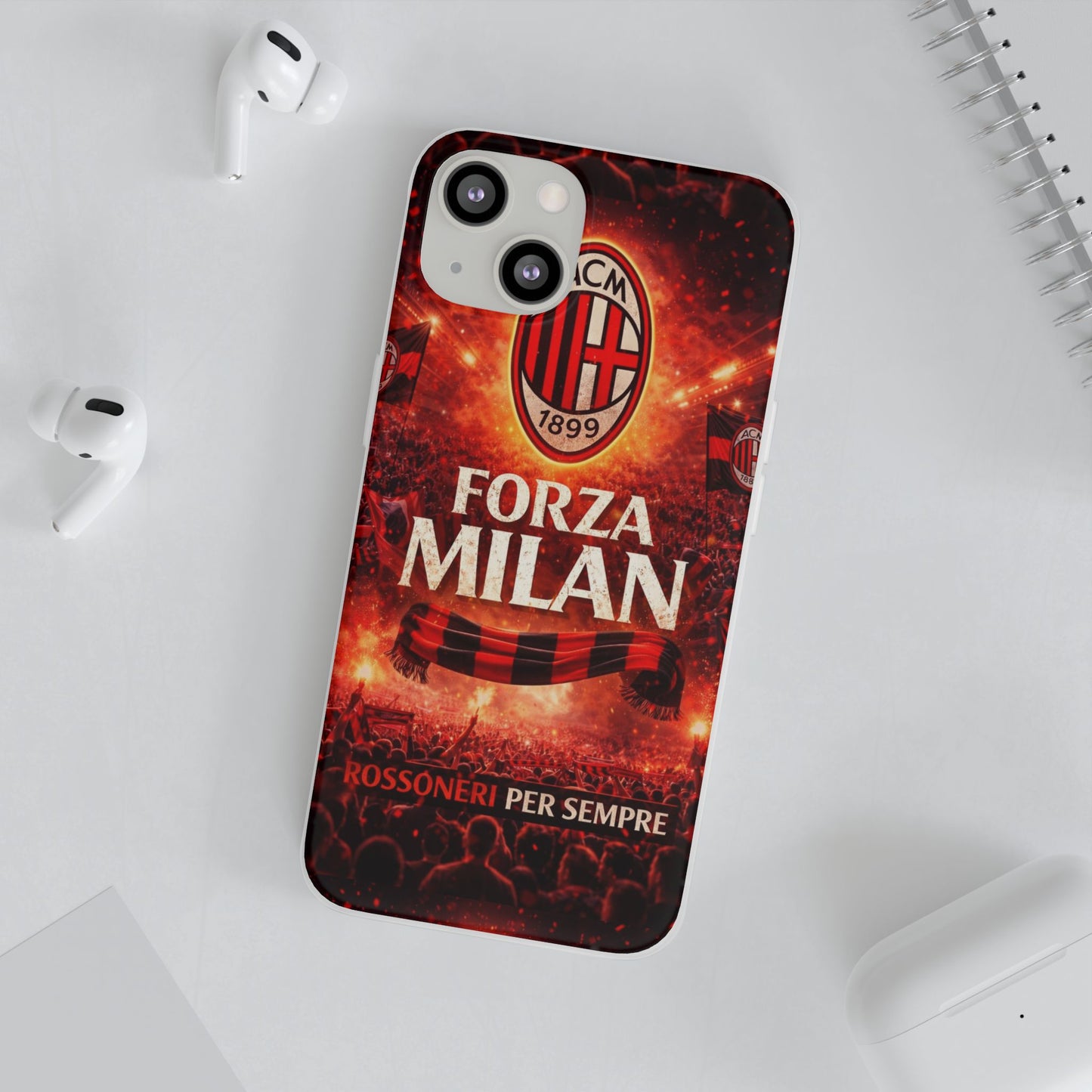 Funda para teléfono Forza Milan del AC Milan