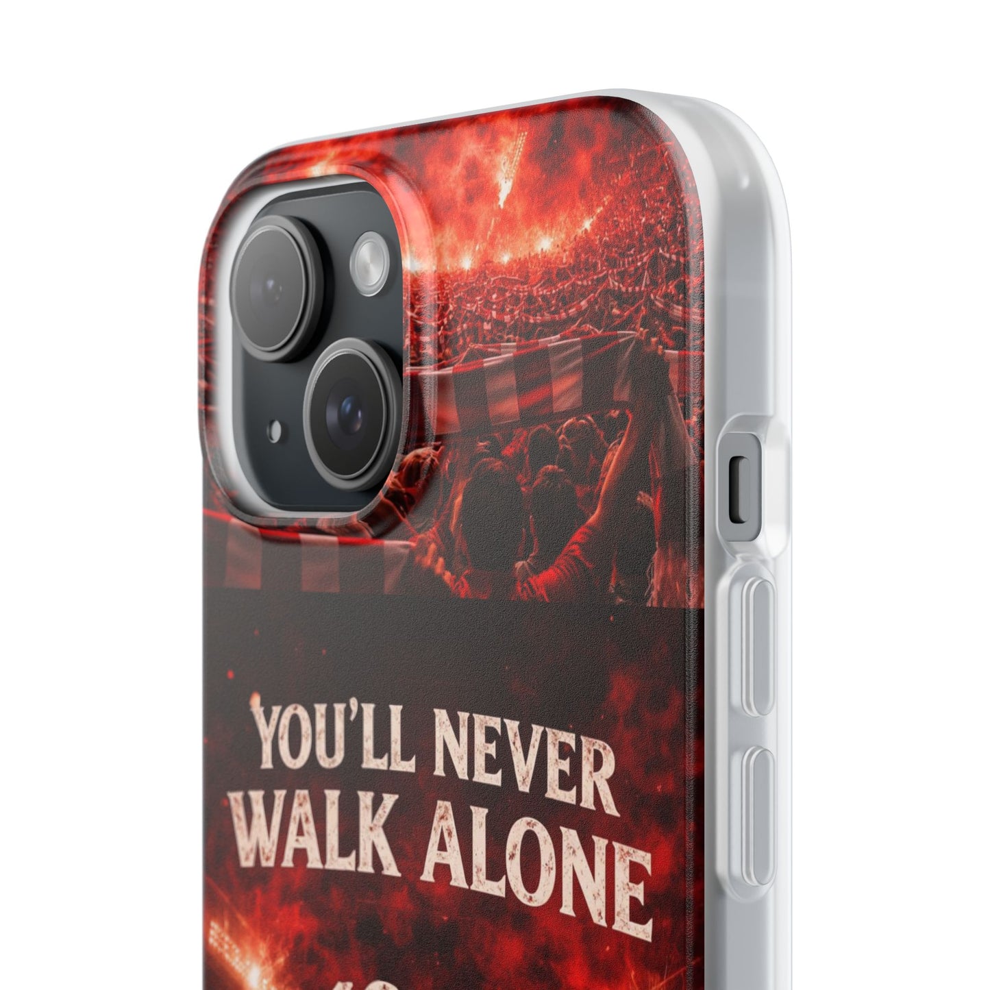 Funda flexible para teléfono «You'll Never Walk Alone 1892» para aficionados al fútbol