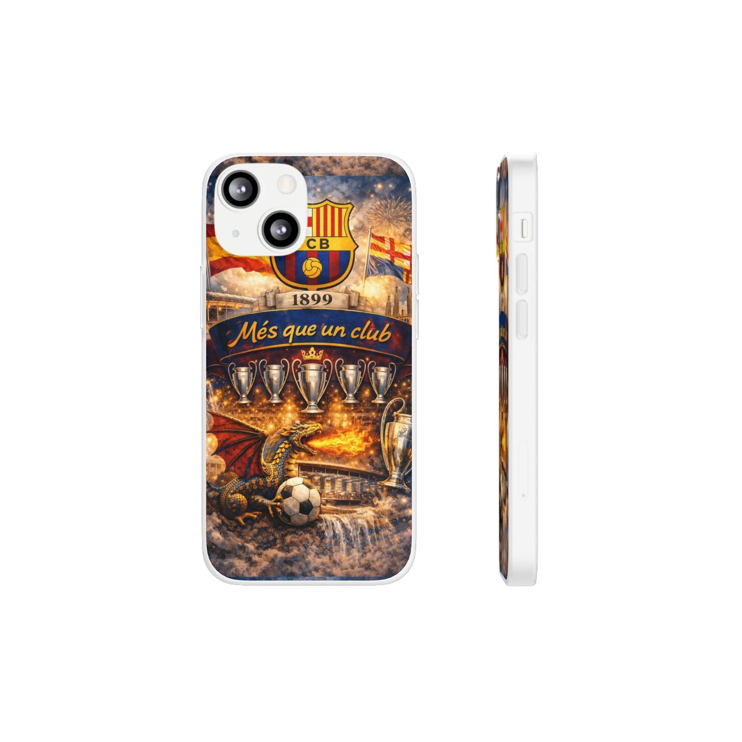 FC Barcelona ‘Més Que Un Club’ Phone Case — Soccer Fan iPhone Cover