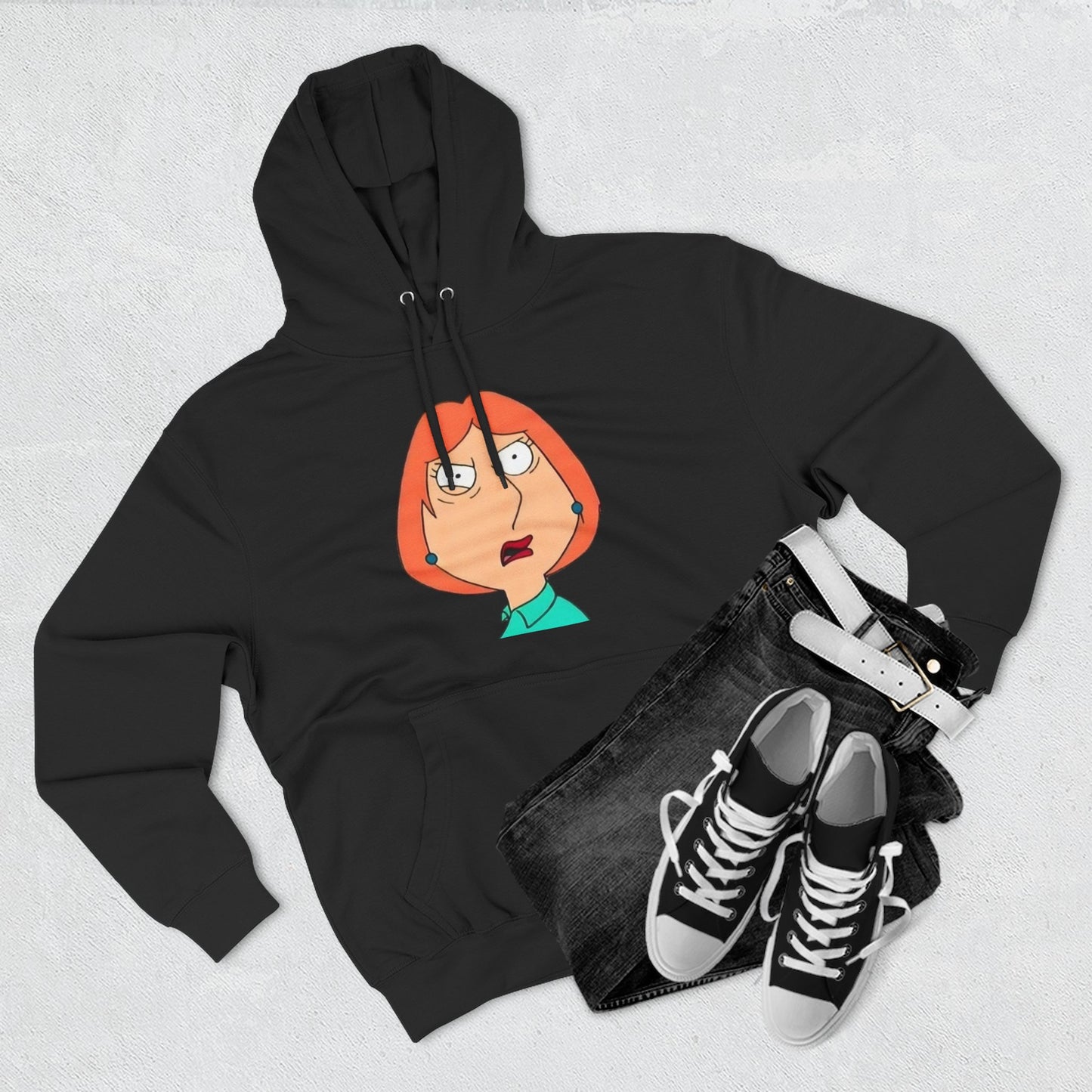 Sudadera con capucha de mamá de dibujos animados WTF: sudadera con gráficos divertidos para los amantes del humor peculiar