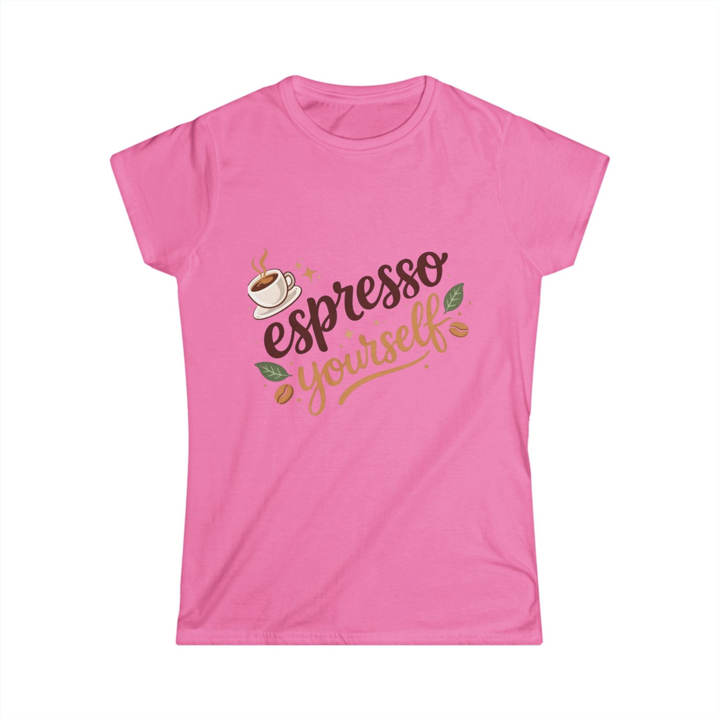 Espresso Yourself Women’s Tee — Coffee Lover Graphic T‑Shirt