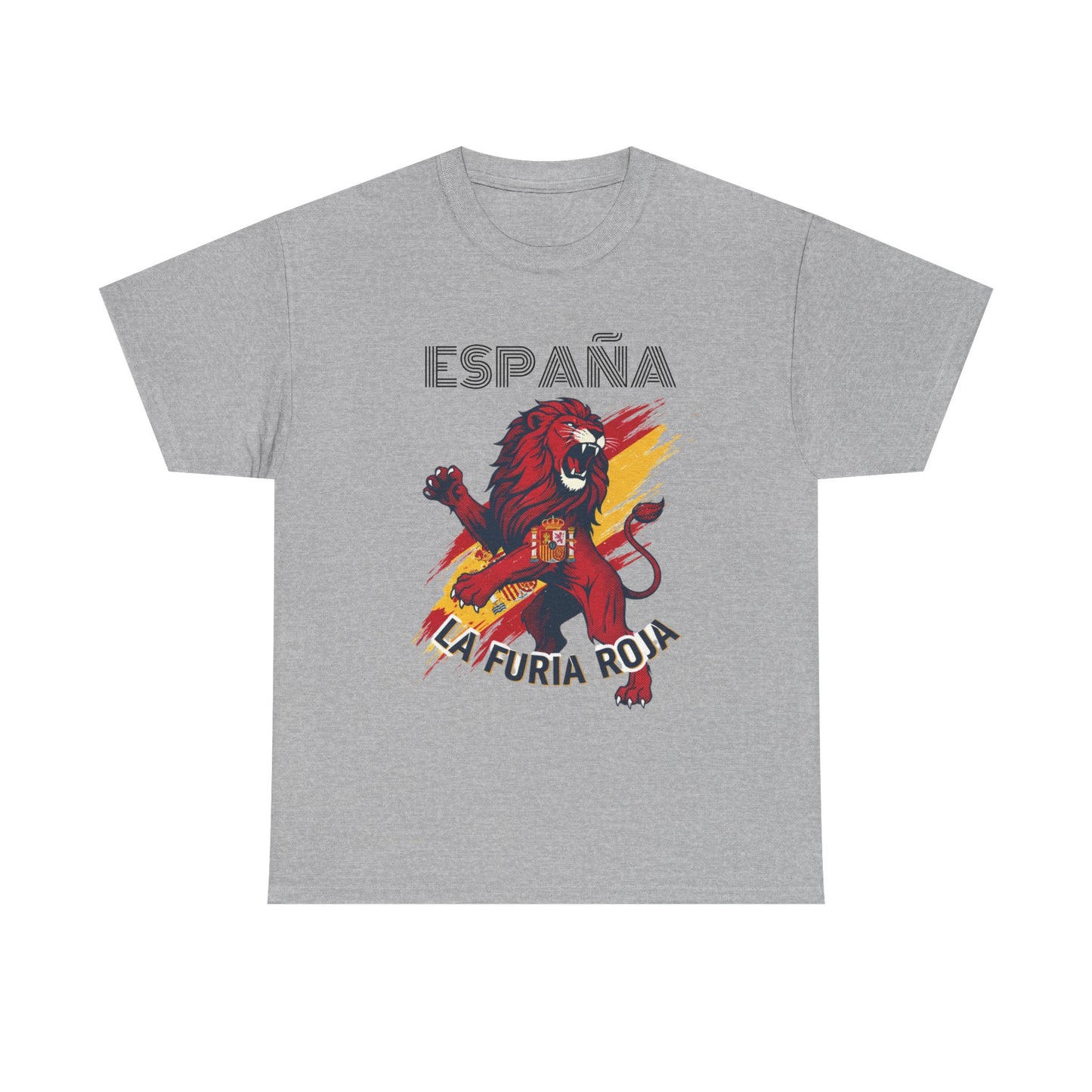 España La Furia Roja Lion T‑Shirt — Spanish Soccer Fan Tee