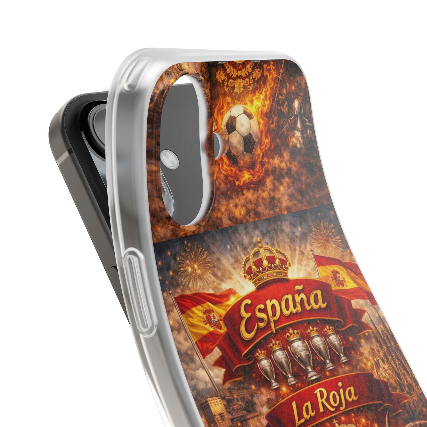 Spain La Roja Soccer Phone Case — España Football Flexi Case