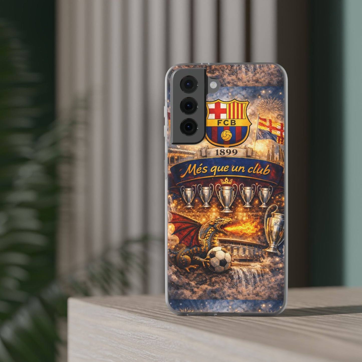FC Barcelona ‘Més Que Un Club’ Phone Case — Soccer Fan iPhone Cover