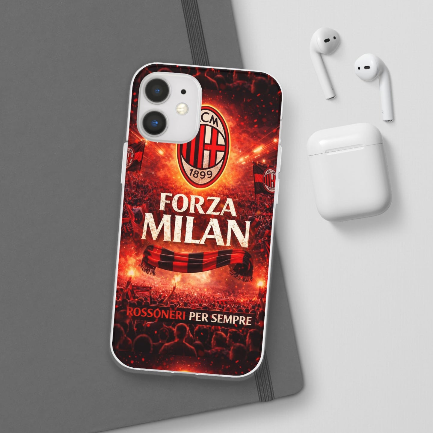 Funda para teléfono Forza Milan del AC Milan