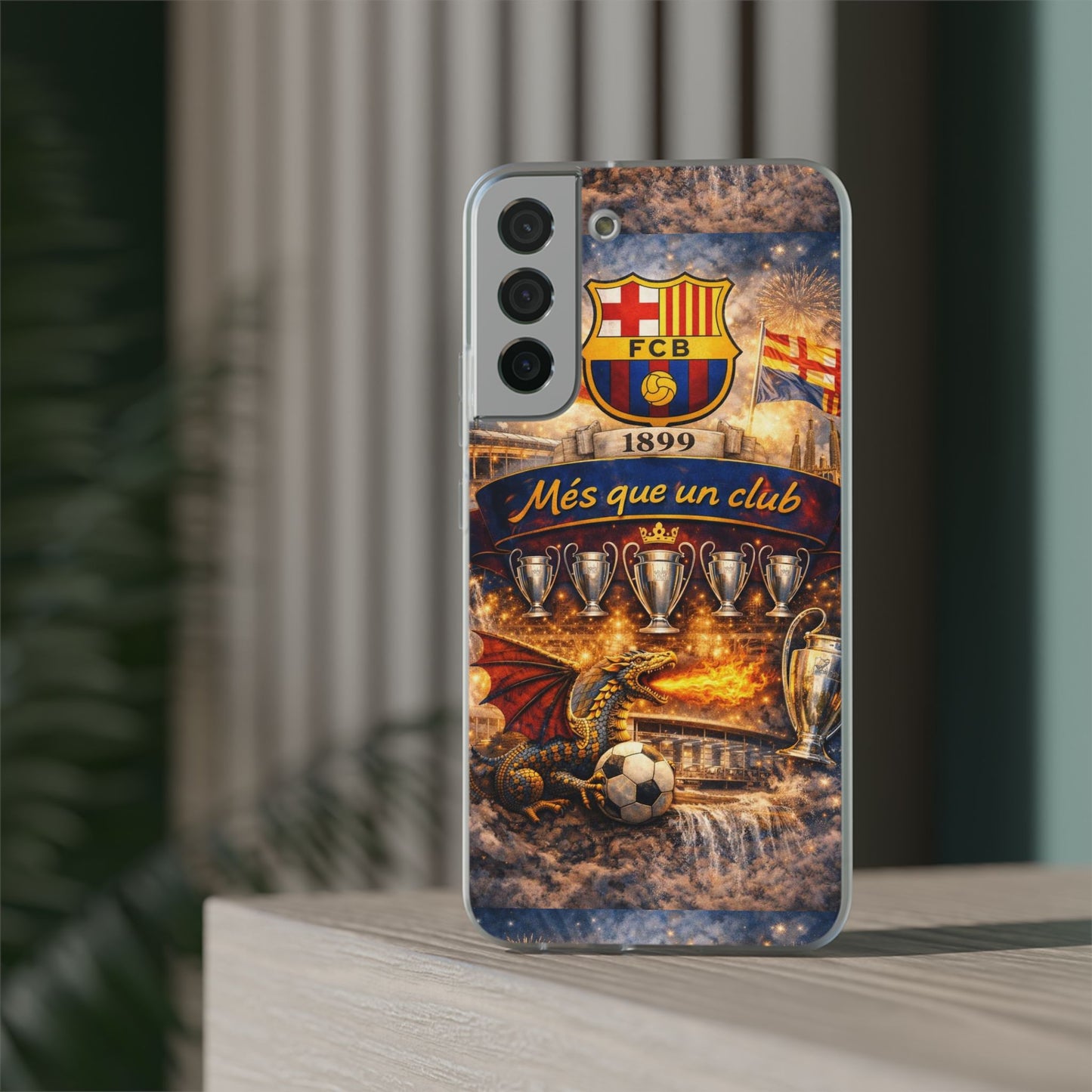 FC Barcelona ‘Més Que Un Club’ Phone Case — Soccer Fan iPhone Cover