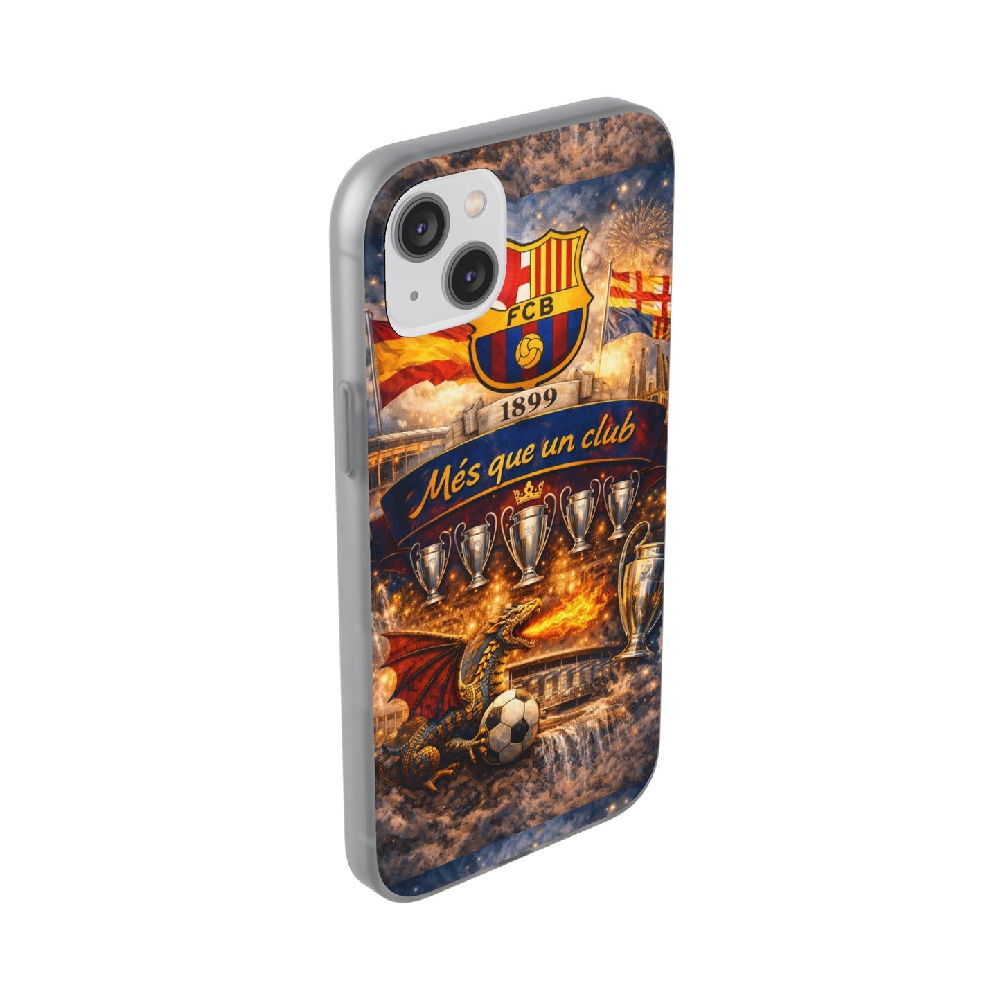 FC Barcelona ‘Més Que Un Club’ Phone Case — Soccer Fan iPhone Cover