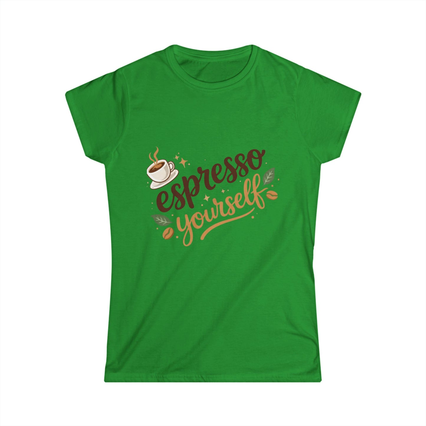 Espresso Yourself Women’s Tee — Coffee Lover Graphic T‑Shirt
