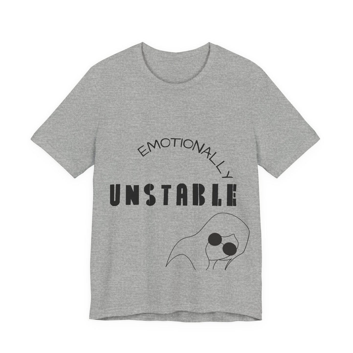 Emotionally Unstable T-Shirt — Cute Squidward Graphic Tee
