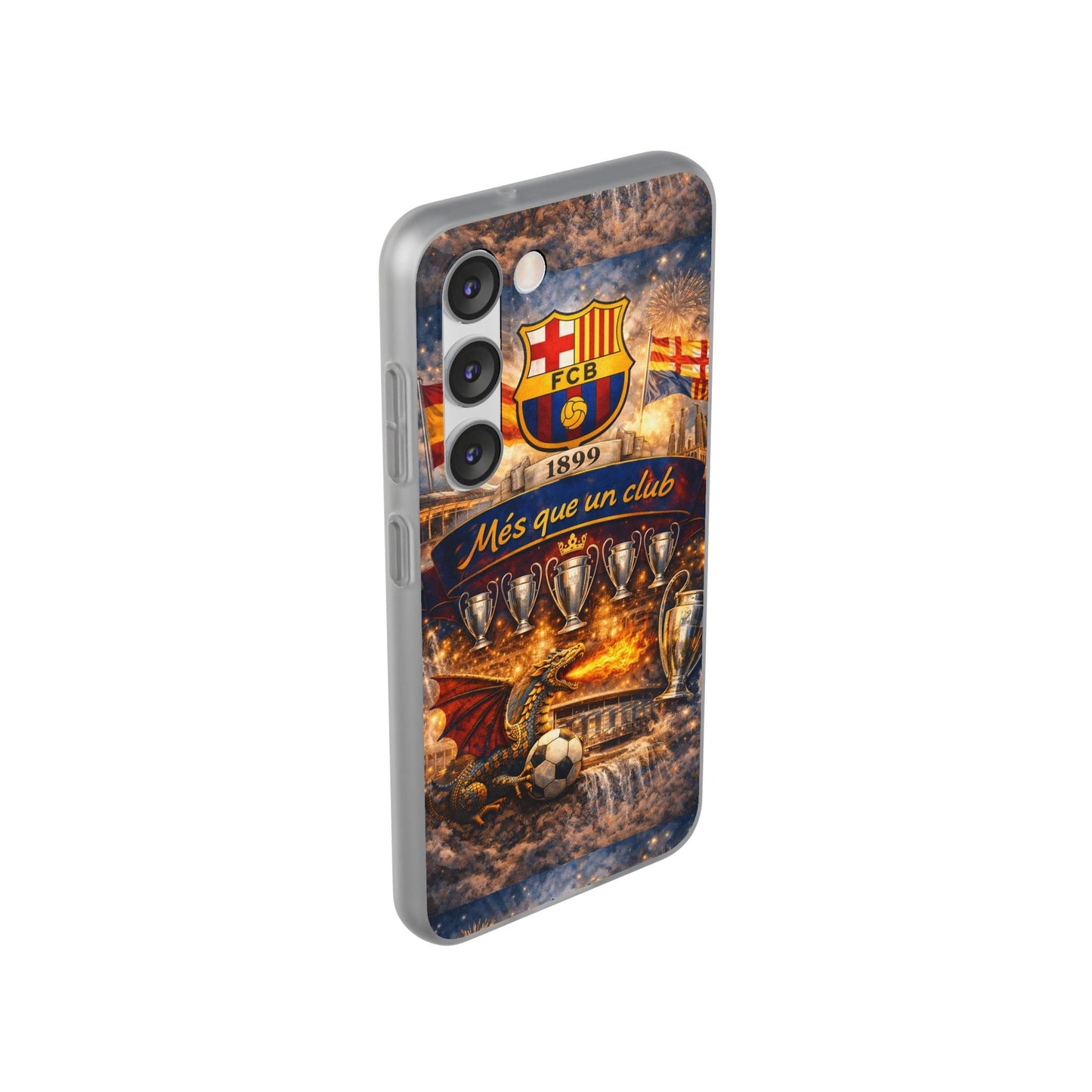 FC Barcelona ‘Més Que Un Club’ Phone Case — Soccer Fan iPhone Cover