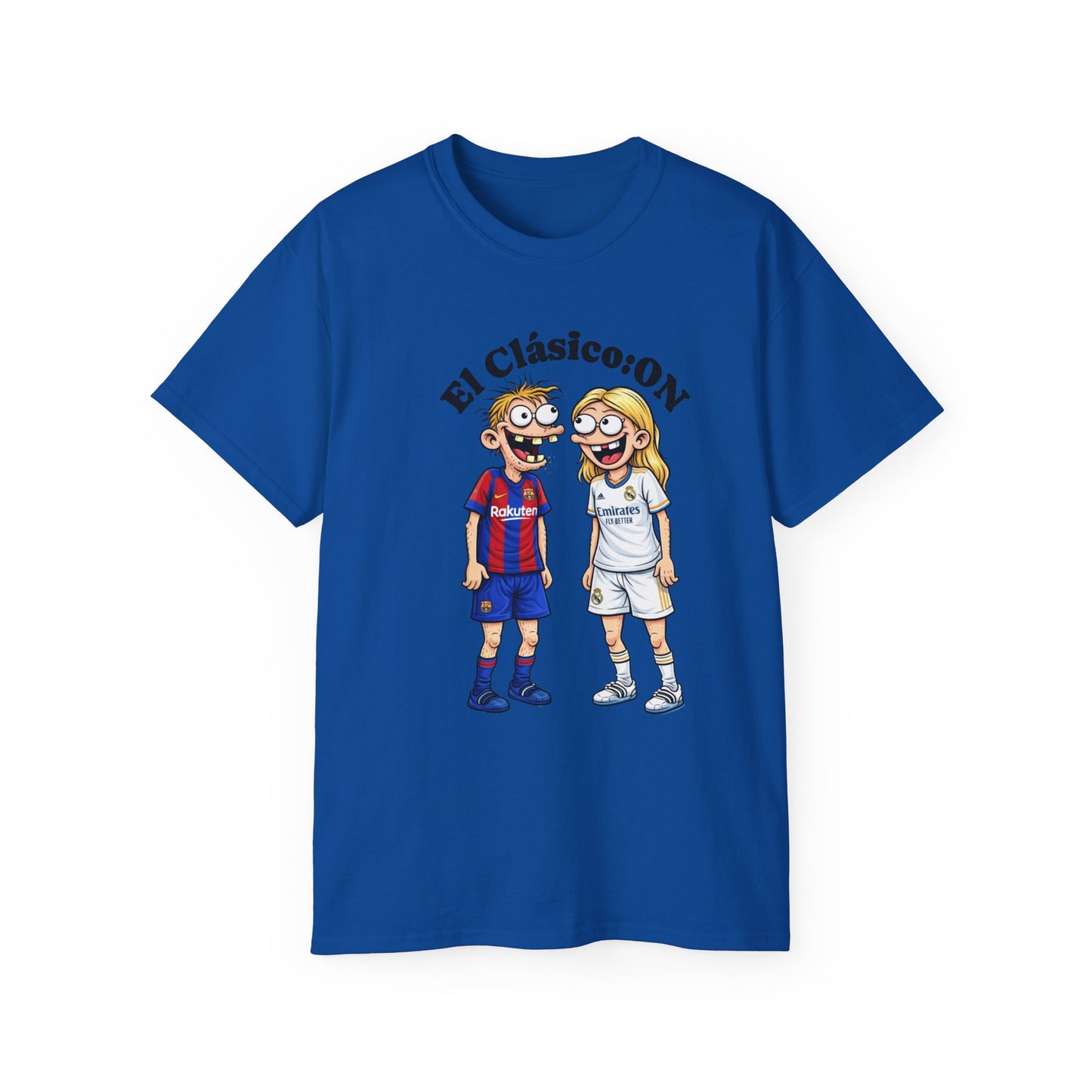 Soccer Rivalry Tee — "Friendship: OFF, El Clásico: ON"