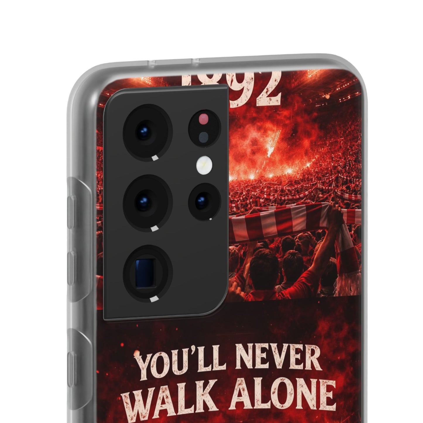 Funda flexible para teléfono «You'll Never Walk Alone 1892» para aficionados al fútbol