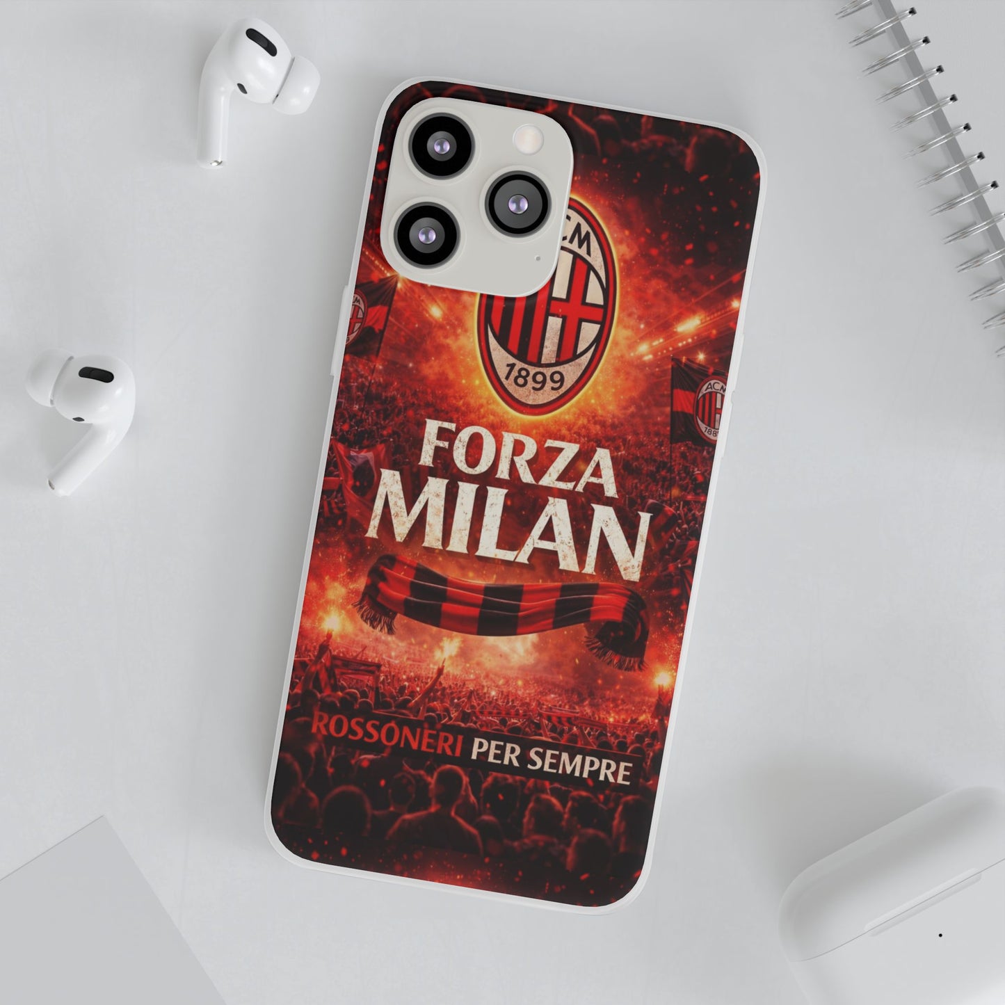 Funda para teléfono Forza Milan del AC Milan