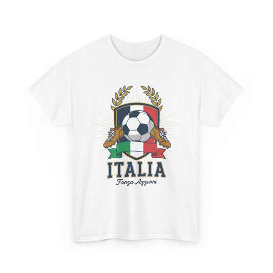 Italy Soccer Tee — Italia Football Crest T-Shirt