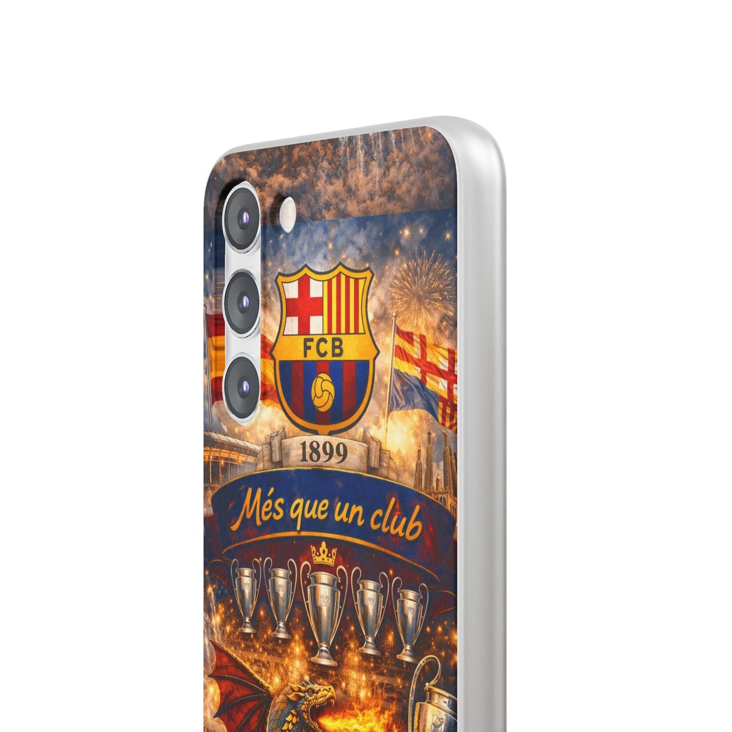 FC Barcelona ‘Més Que Un Club’ Phone Case — Soccer Fan iPhone Cover