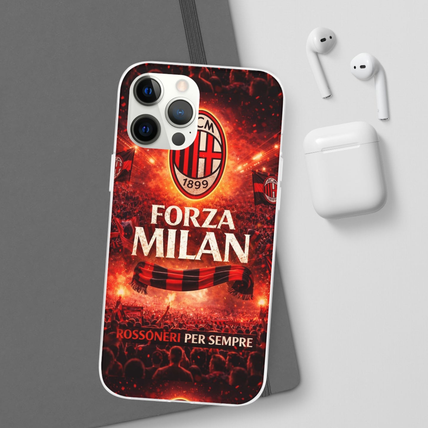 Funda para teléfono Forza Milan del AC Milan