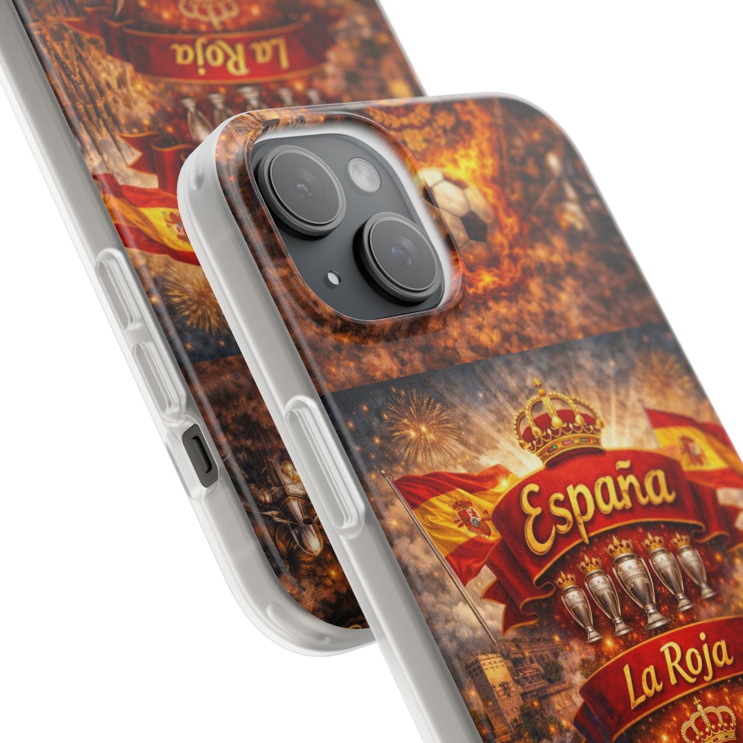 Spain La Roja Soccer Phone Case — España Football Flexi Case