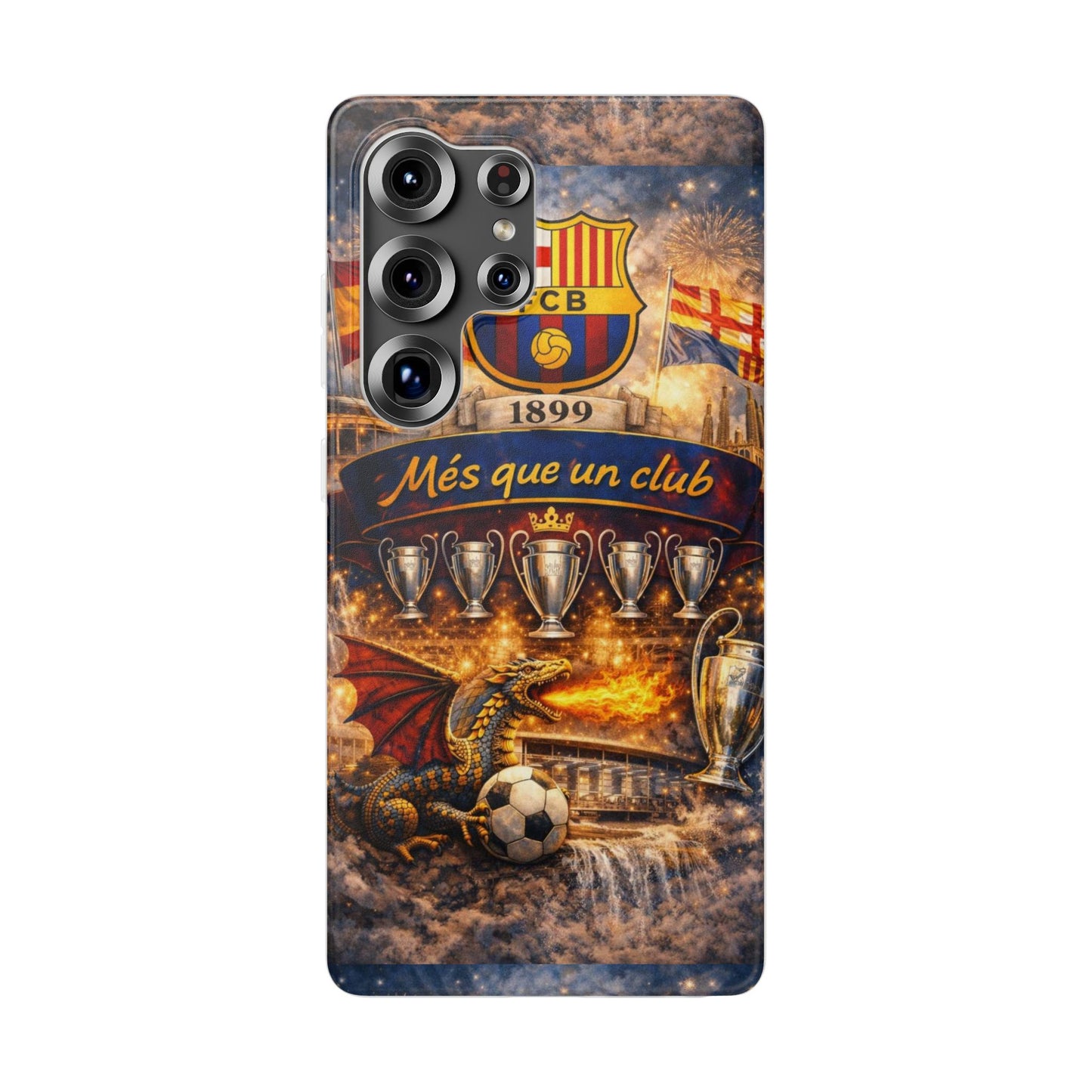 FC Barcelona ‘Més Que Un Club’ Phone Case — Soccer Fan iPhone Cover