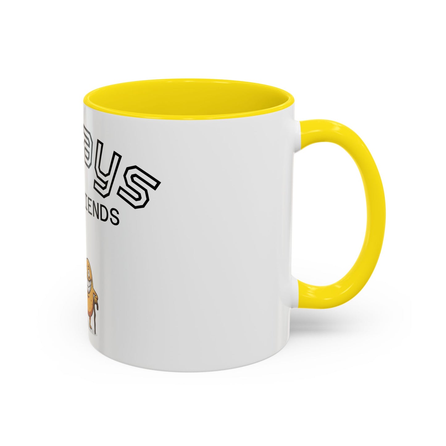 Taza de café — "Siempre mejores amigos" Divertida taza de la amistad con pepinillos y nuggets (11/15 oz)