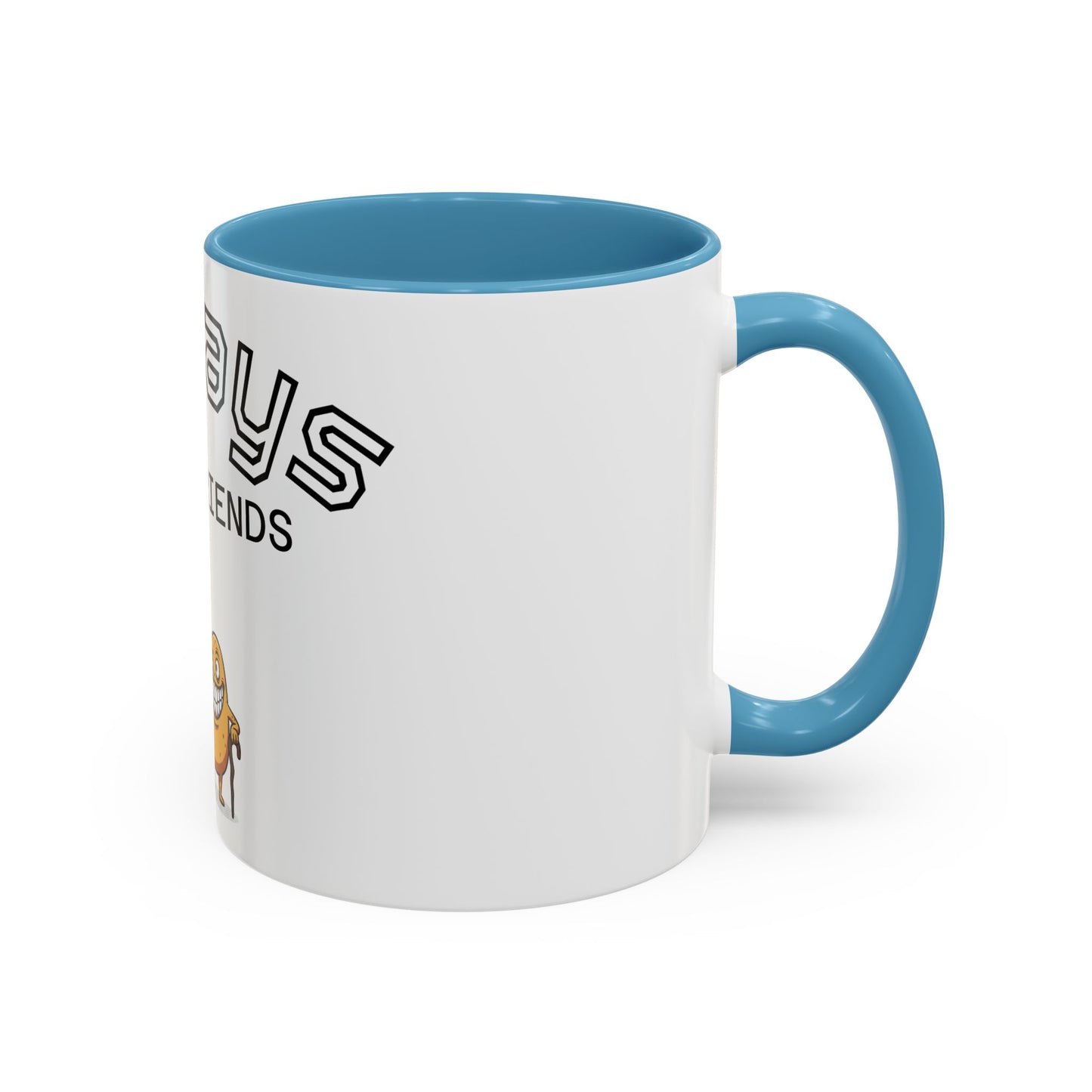 Taza de café — "Siempre mejores amigos" Divertida taza de la amistad con pepinillos y nuggets (11/15 oz)