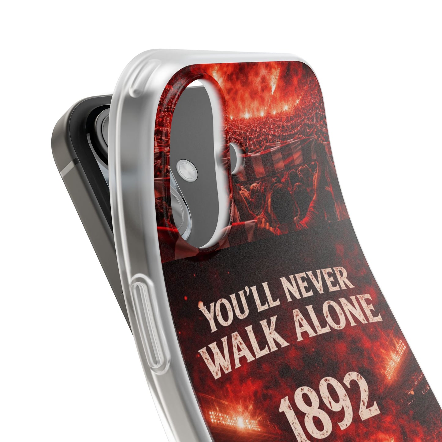 Funda flexible para teléfono «You'll Never Walk Alone 1892» para aficionados al fútbol