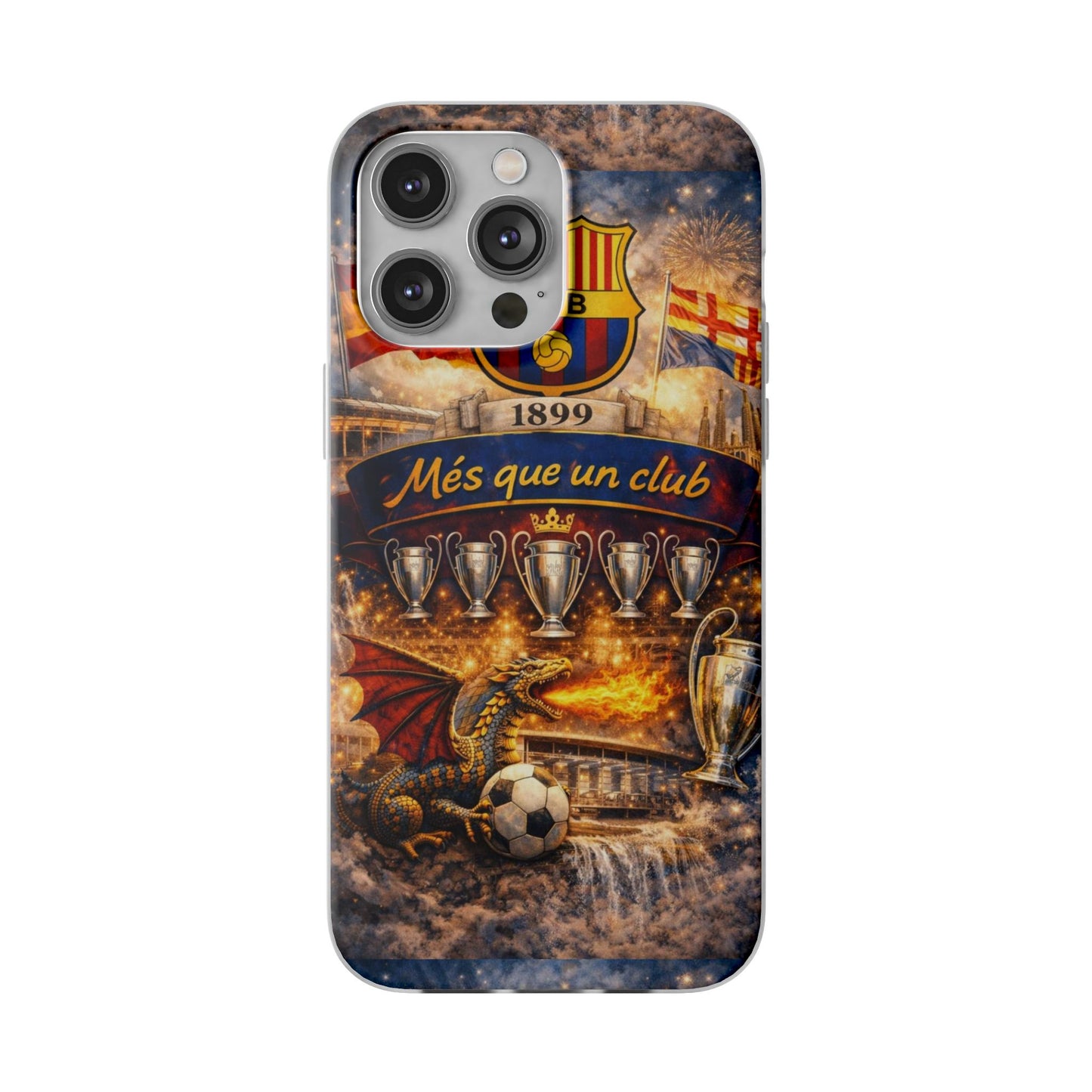 FC Barcelona ‘Més Que Un Club’ Phone Case — Soccer Fan iPhone Cover