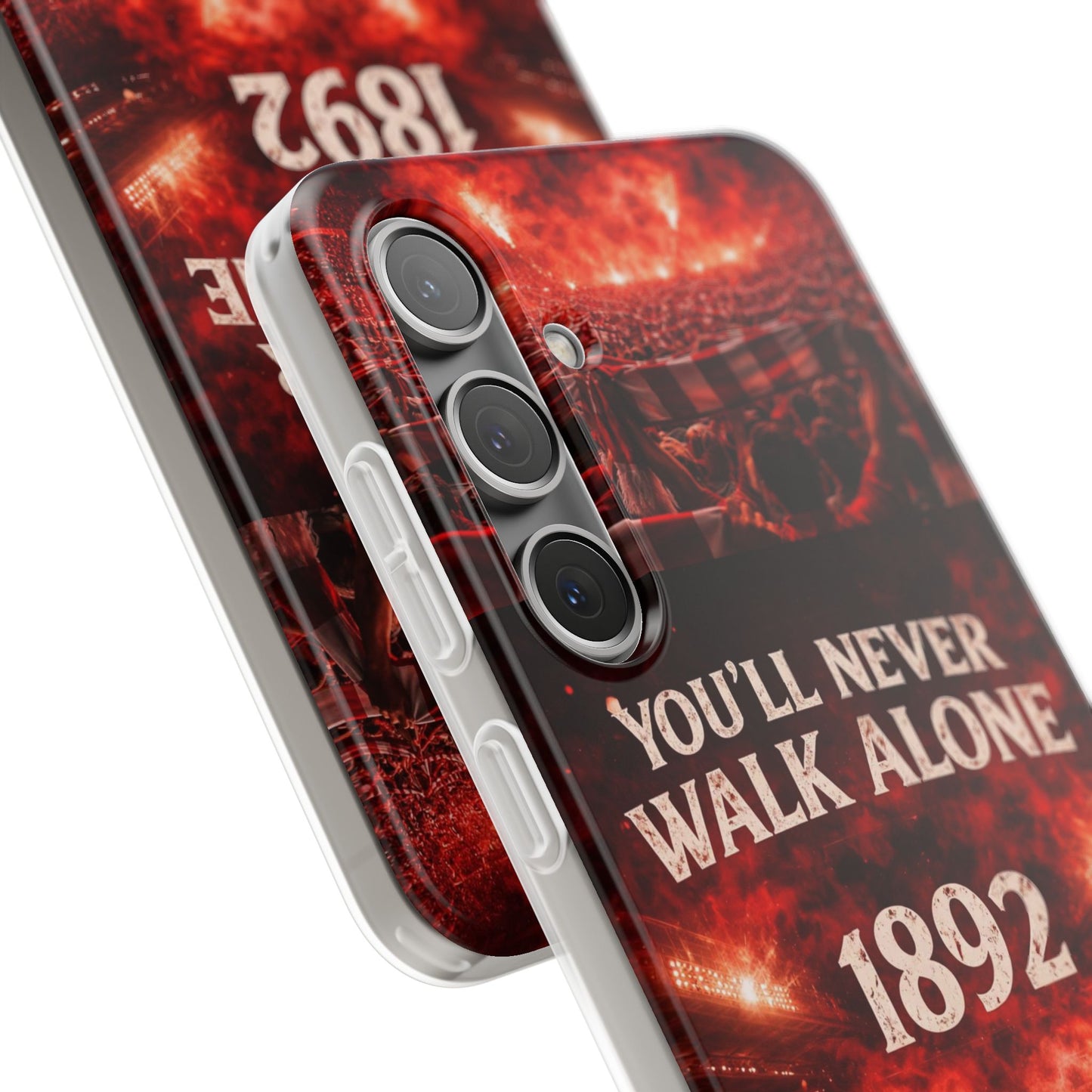 Funda flexible para teléfono «You'll Never Walk Alone 1892» para aficionados al fútbol
