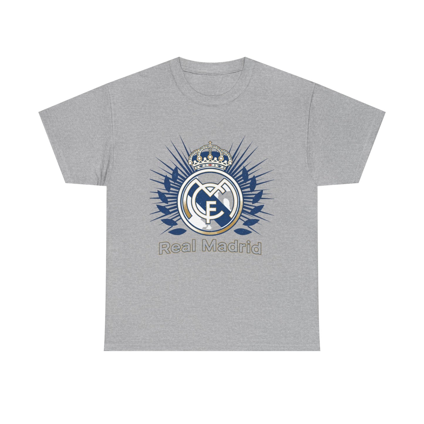 Camiseta con el escudo del Real Madrid — Camiseta blanca para hombre