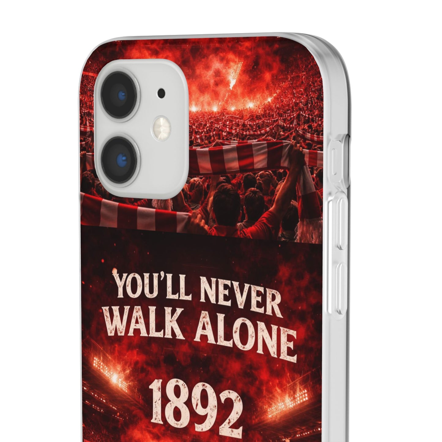 Funda flexible para teléfono «You'll Never Walk Alone 1892» para aficionados al fútbol
