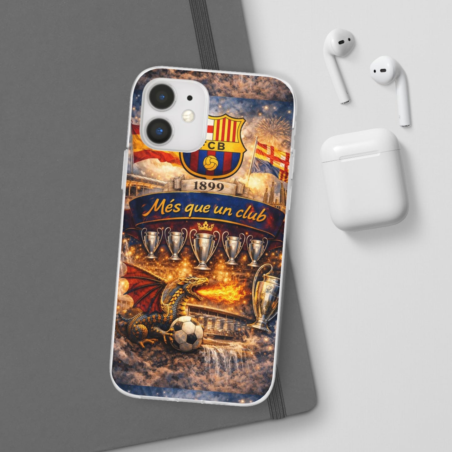 FC Barcelona ‘Més Que Un Club’ Phone Case — Soccer Fan iPhone Cover