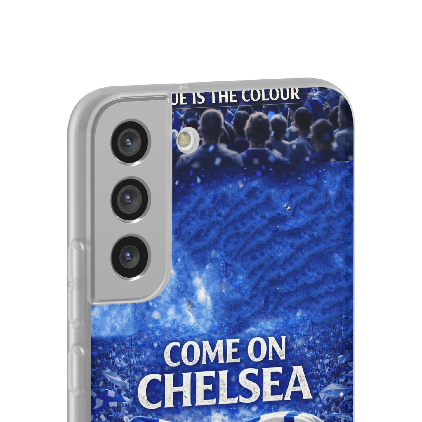 Chelsea Football Phone Case — “Come On Chelsea” Blue Fan Flexi Case