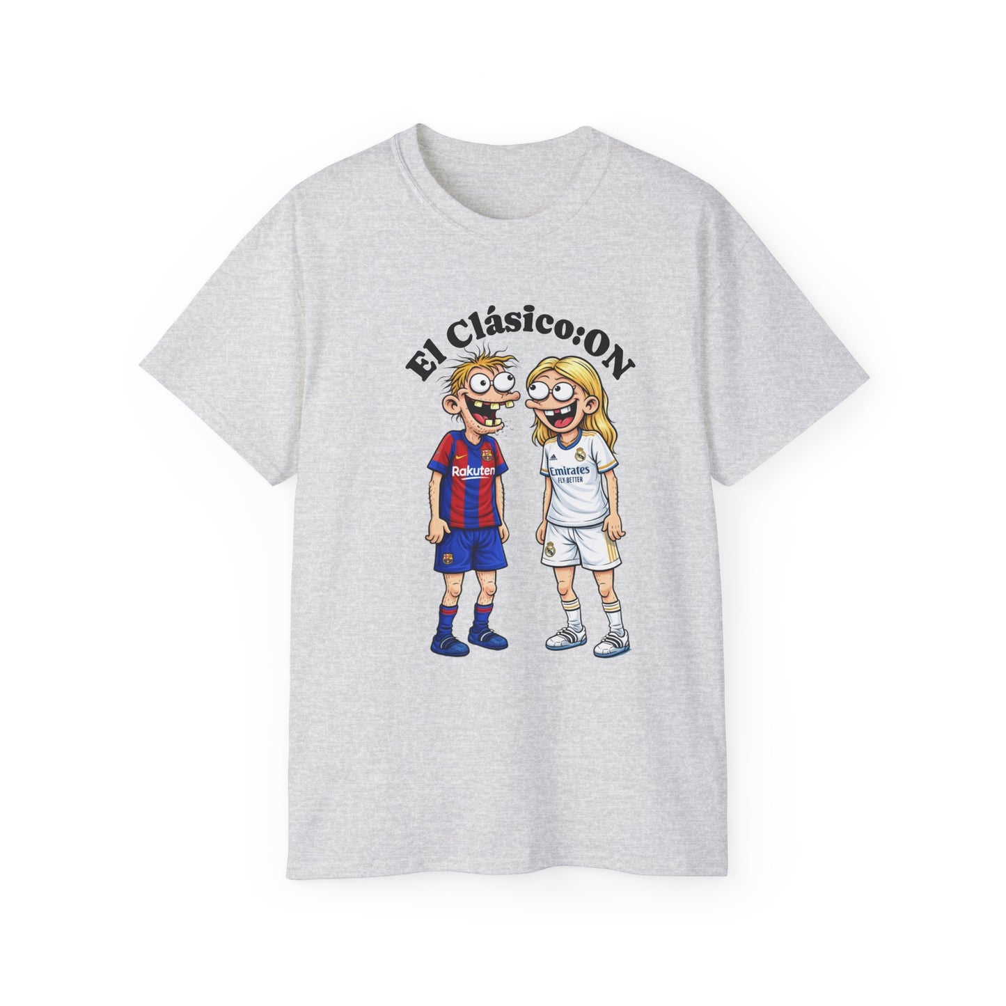 Soccer Rivalry Tee — "Friendship: OFF, El Clásico: ON"