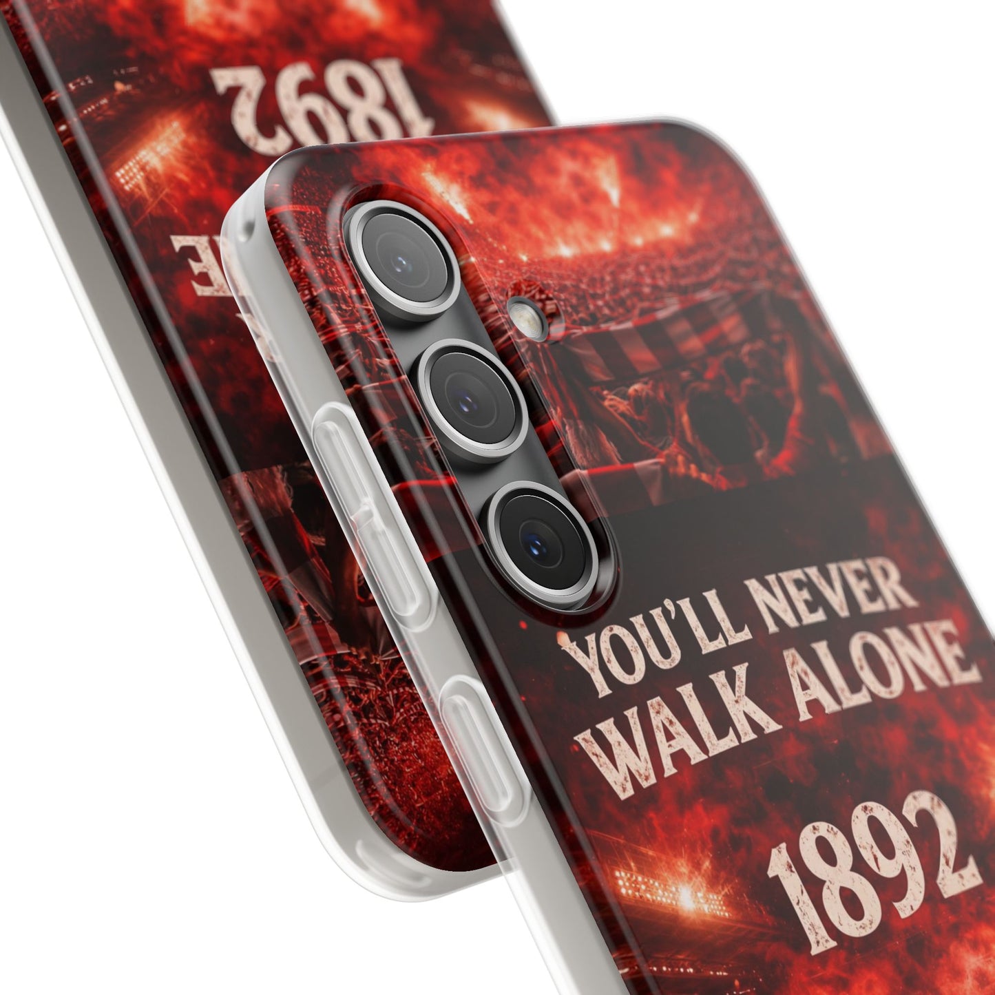 Funda flexible para teléfono «You'll Never Walk Alone 1892» para aficionados al fútbol