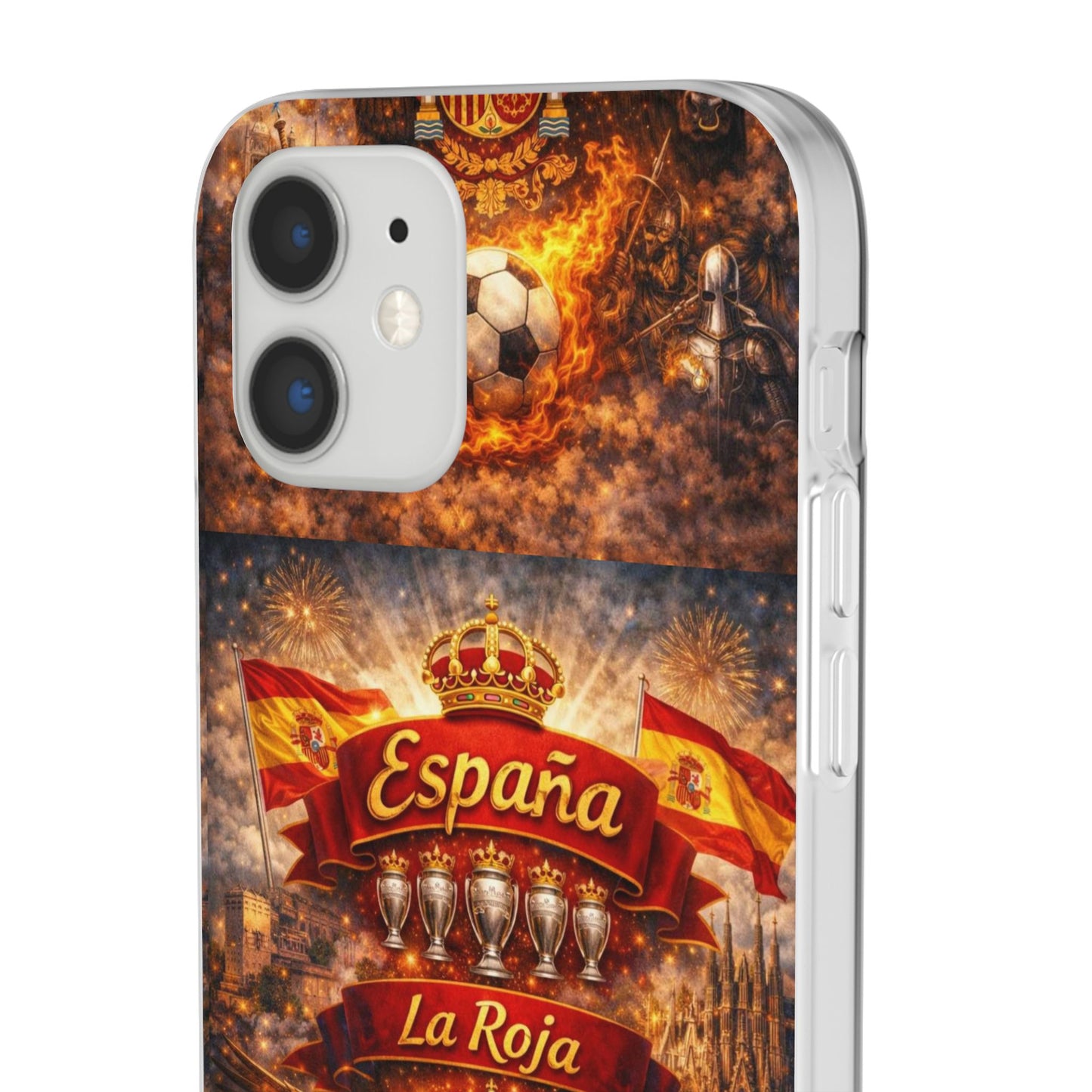 Spain La Roja Soccer Phone Case — España Football Flexi Case