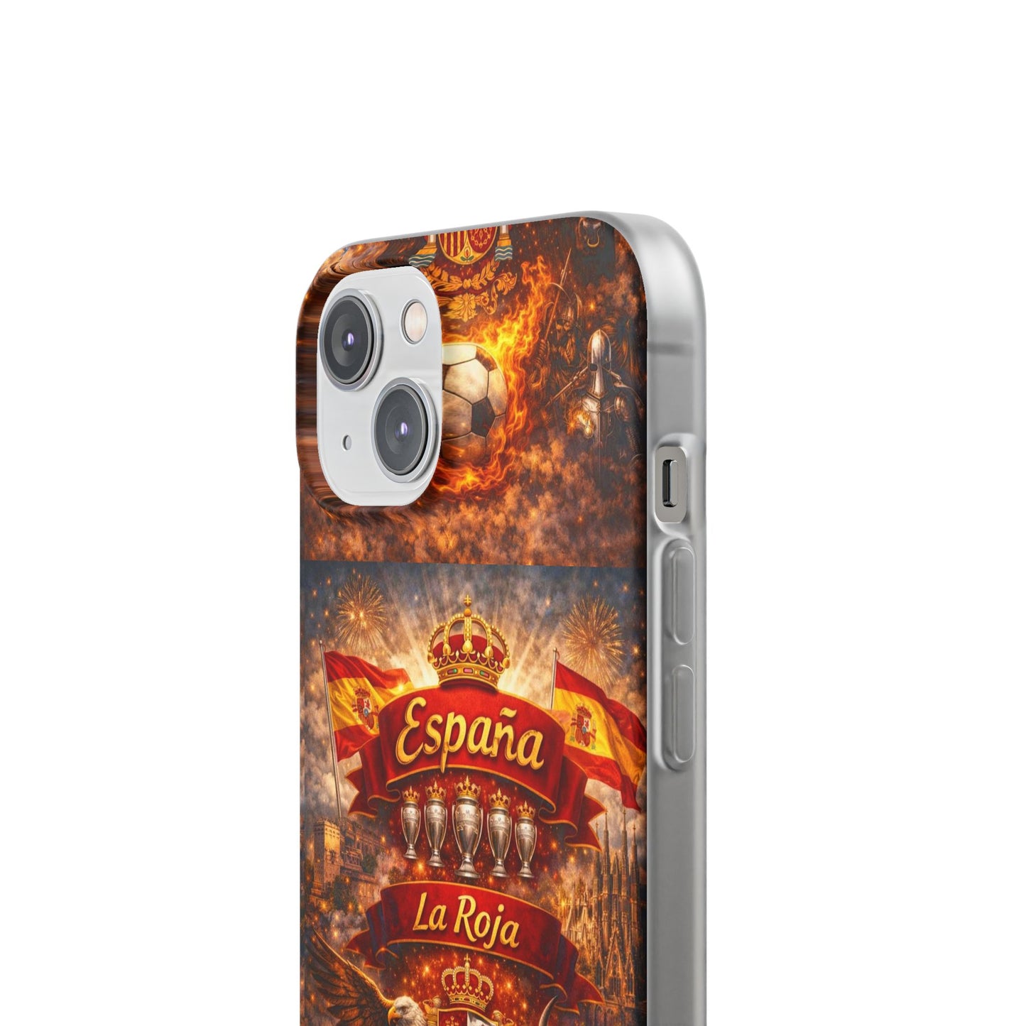 Spain La Roja Soccer Phone Case — España Football Flexi Case