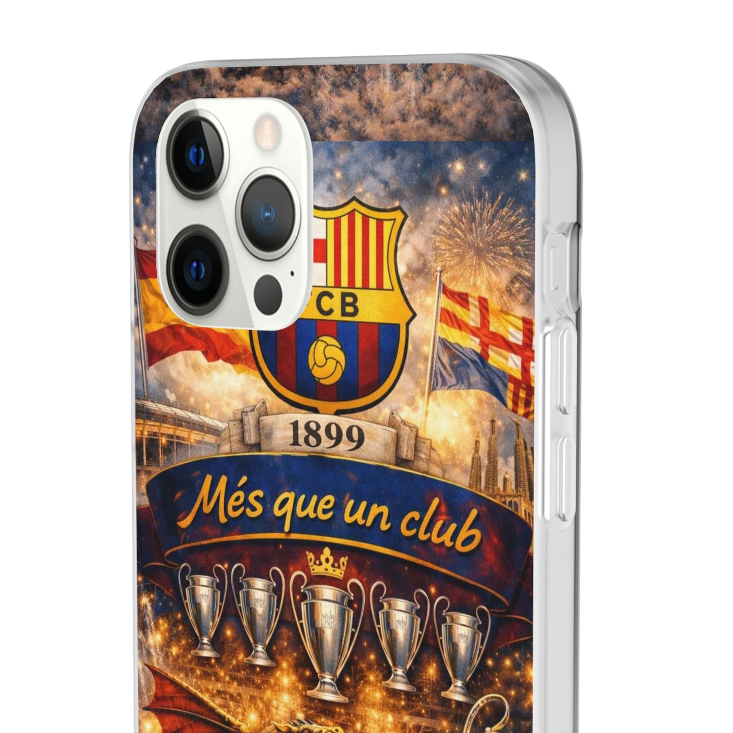 FC Barcelona ‘Més Que Un Club’ Phone Case — Soccer Fan iPhone Cover