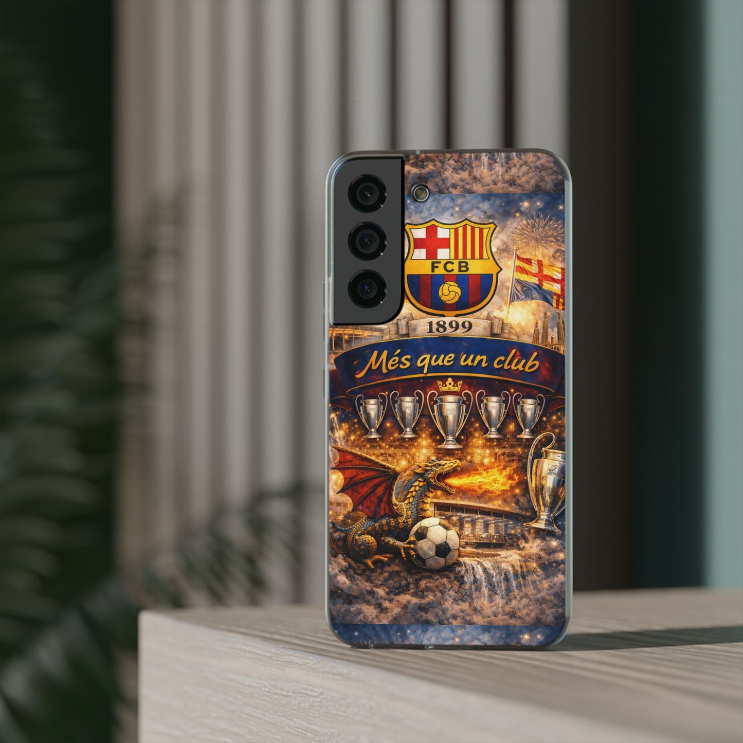 FC Barcelona ‘Més Que Un Club’ Phone Case — Soccer Fan iPhone Cover