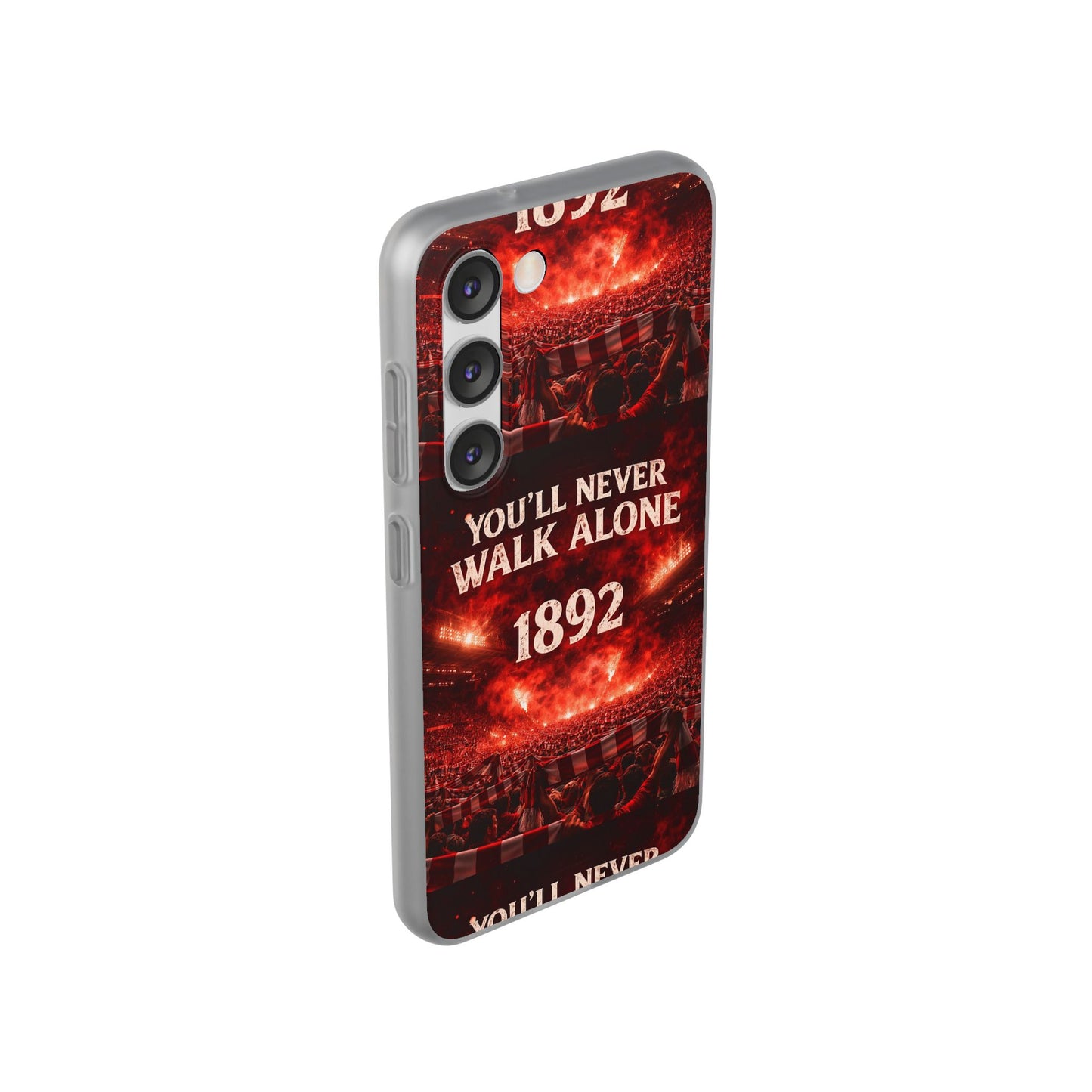 Funda flexible para teléfono «You'll Never Walk Alone 1892» para aficionados al fútbol