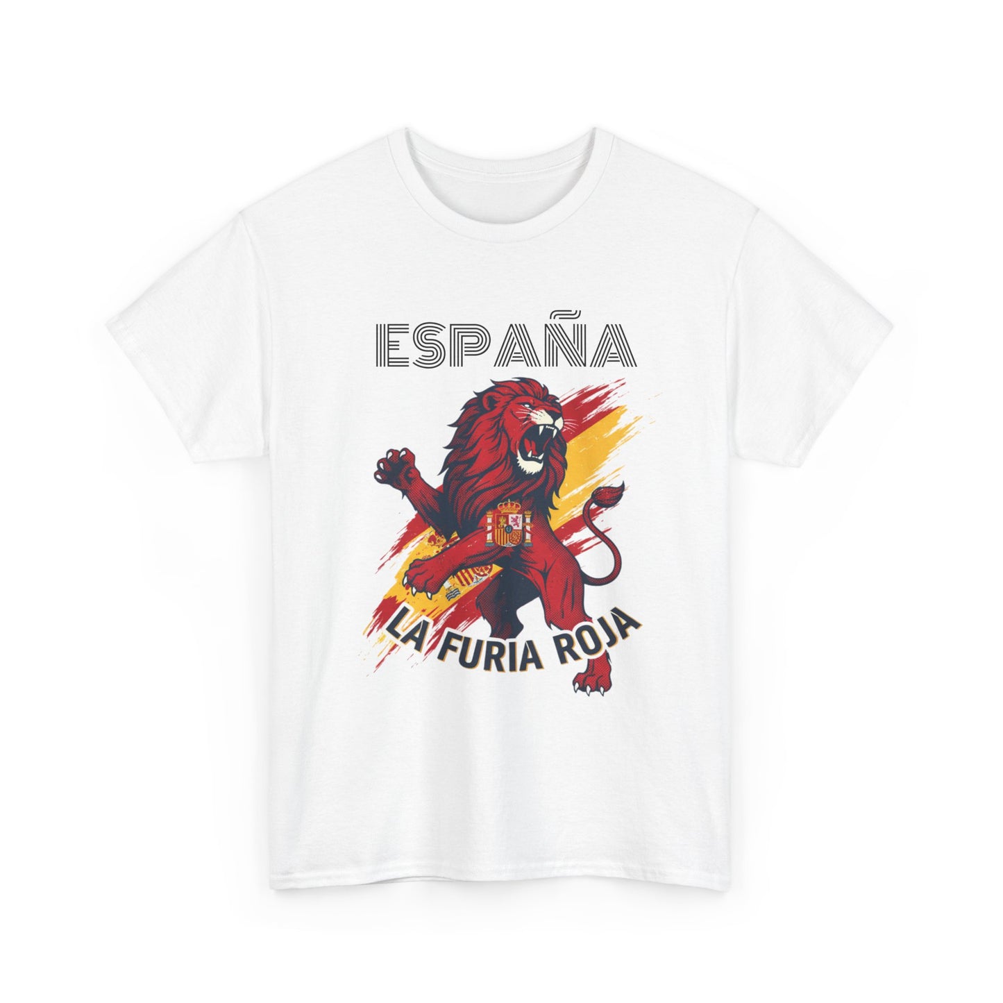 España La Furia Roja Lion T‑Shirt — Spanish Soccer Fan Tee