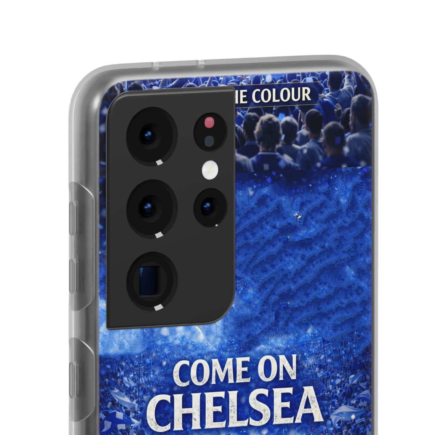 Chelsea Football Phone Case — “Come On Chelsea” Blue Fan Flexi Case