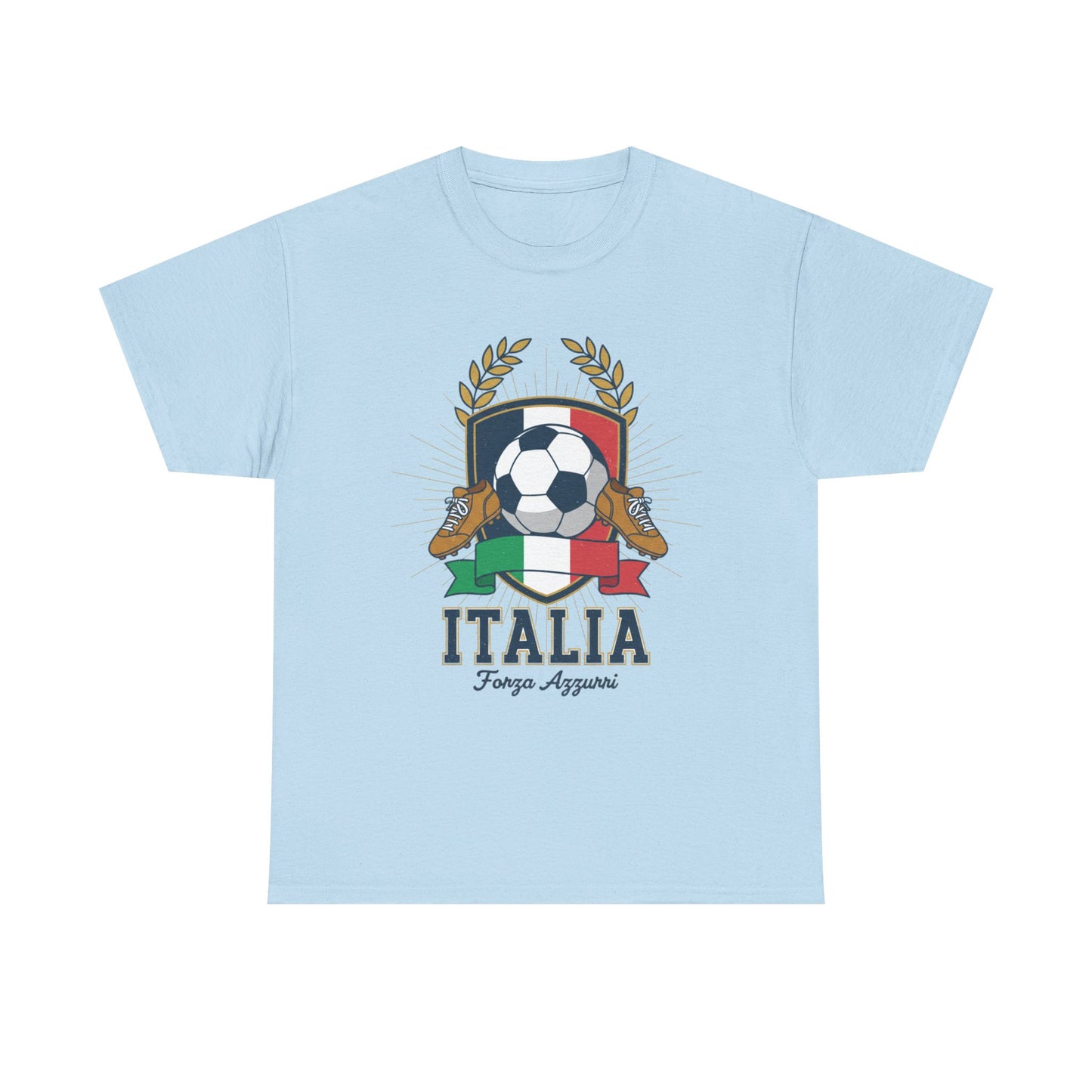 Italy Soccer Tee — Italia Football Crest T-Shirt