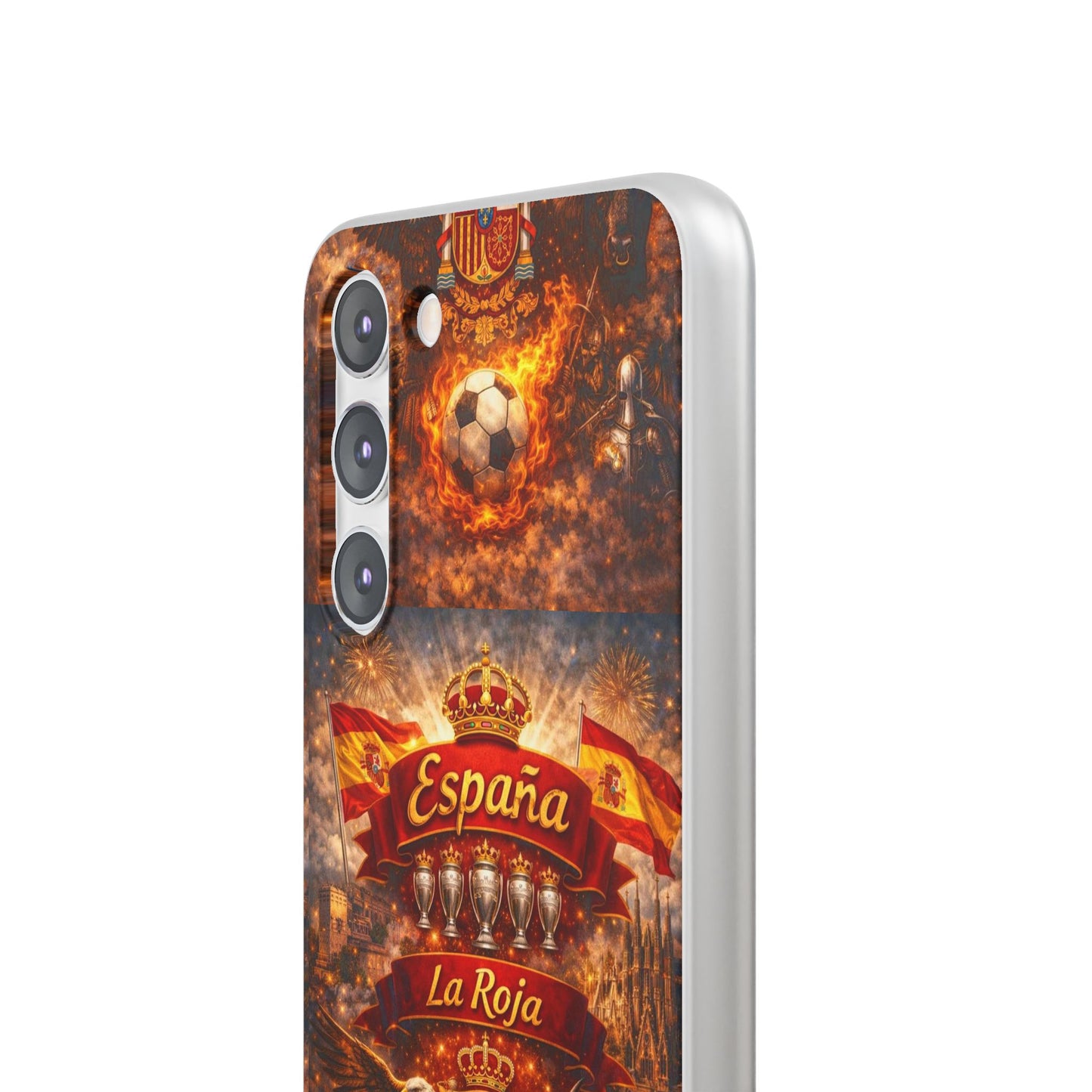 Spain La Roja Soccer Phone Case — España Football Flexi Case