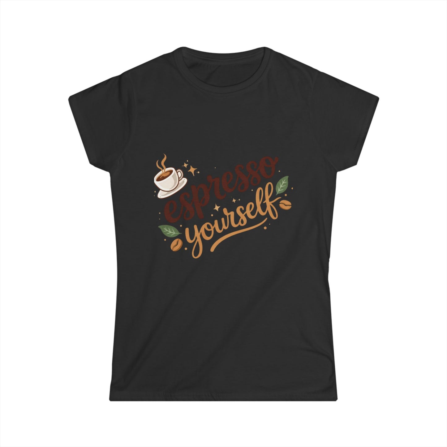 Espresso Yourself Women’s Tee — Coffee Lover Graphic T‑Shirt