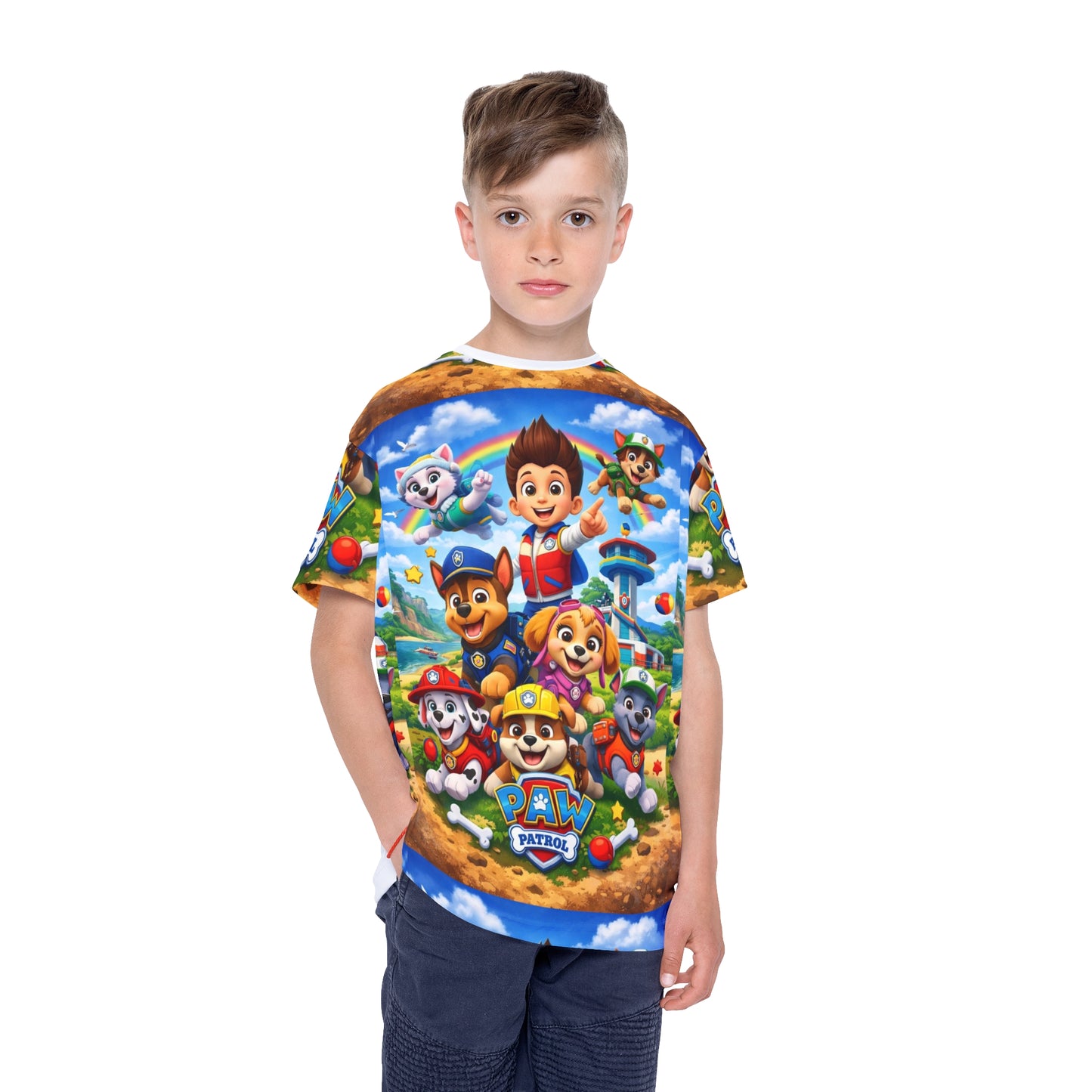 Kids Paw Patrol Sports Jersey — All-Over Print