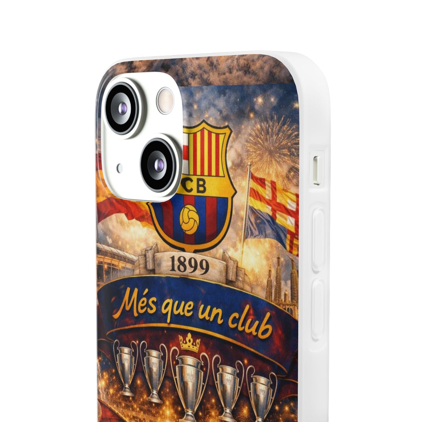 FC Barcelona ‘Més Que Un Club’ Phone Case — Soccer Fan iPhone Cover