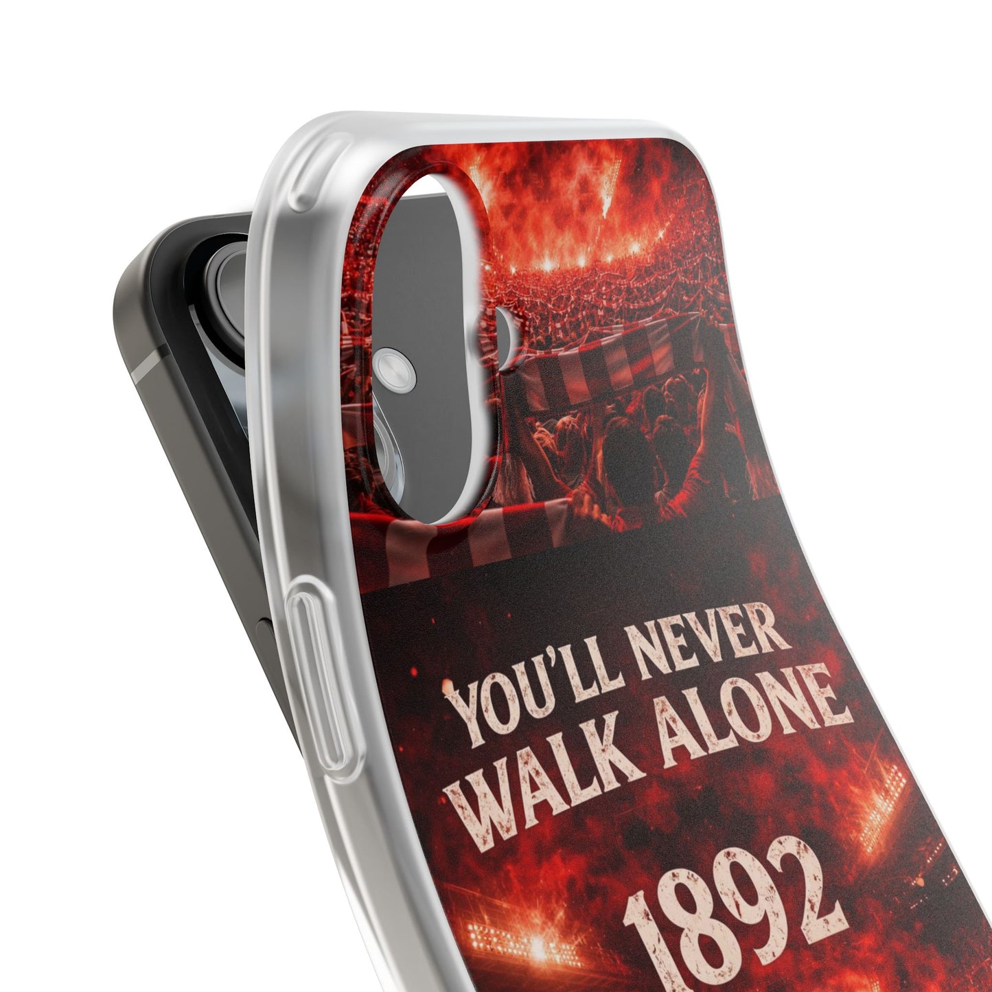 Funda flexible para teléfono «You'll Never Walk Alone 1892» para aficionados al fútbol