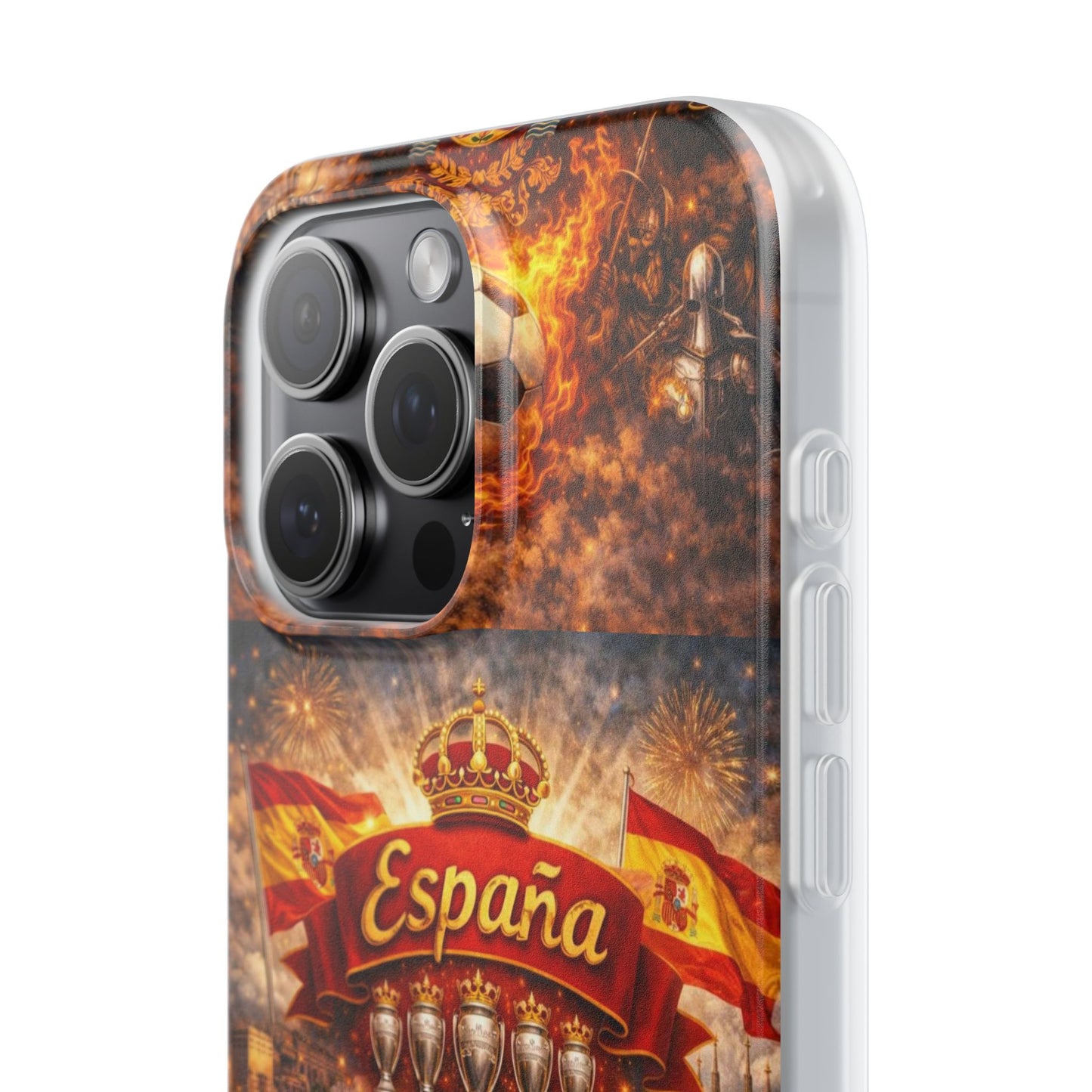 Spain La Roja Soccer Phone Case — España Football Flexi Case
